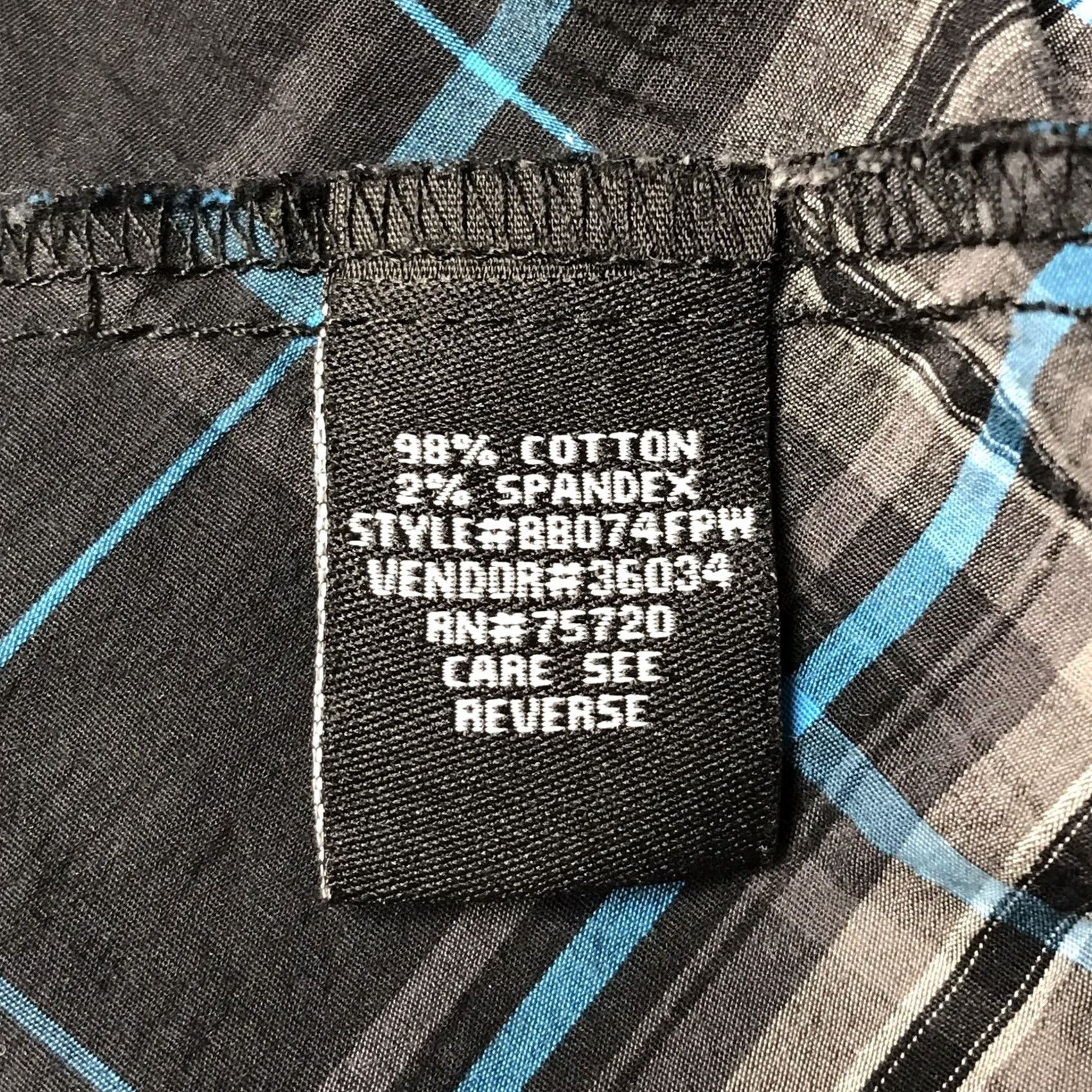 Buckle Black Buckle Black Label Men Button-Up Shirt Plaid L Long Sleeve Cotton Spandex Standard Fit Button-Down Chest Pockets Vintage: No Size US L / EU 52-54 / 3 - 4 Thumbnail