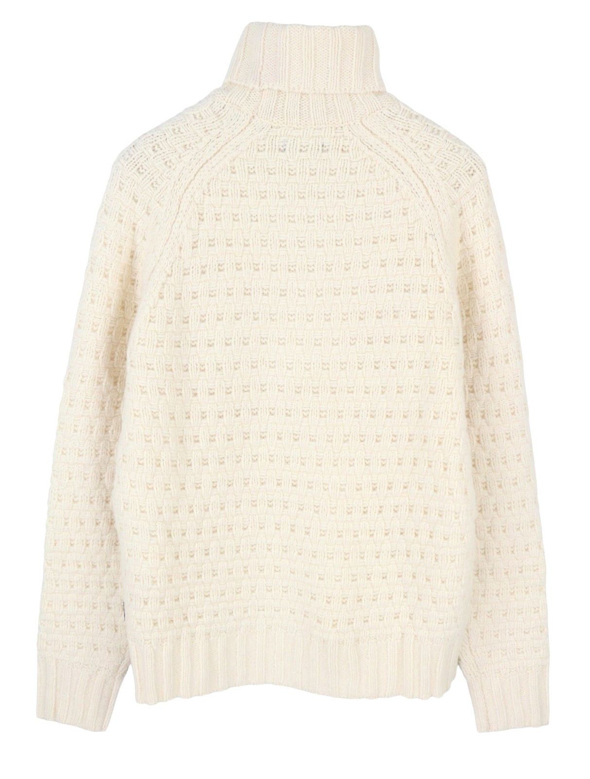 Gant CHUNKY TEXTURE TURTLENECK M Cream Wool Blend Jumper 87247 Size US M / EU 48-50 / 2 - 4 Thumbnail