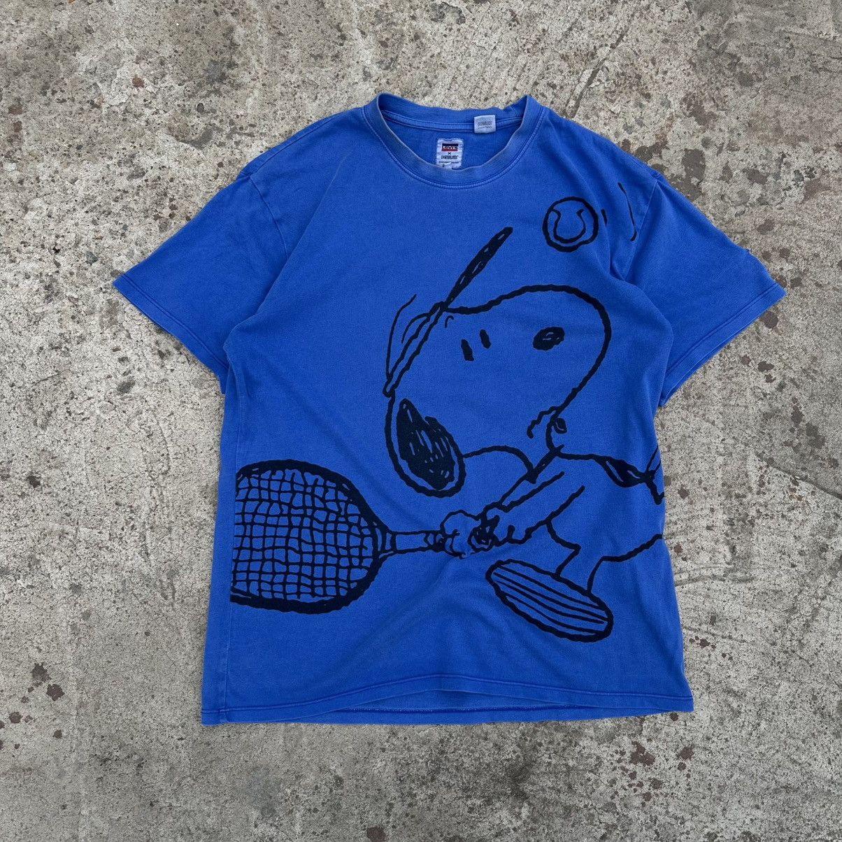 Levi's Vintage Levi’s & Peanuts T-shirts Big Logo Tennis Y2K Size US S / EU 44-46 / 1 - 1 Thumbnail