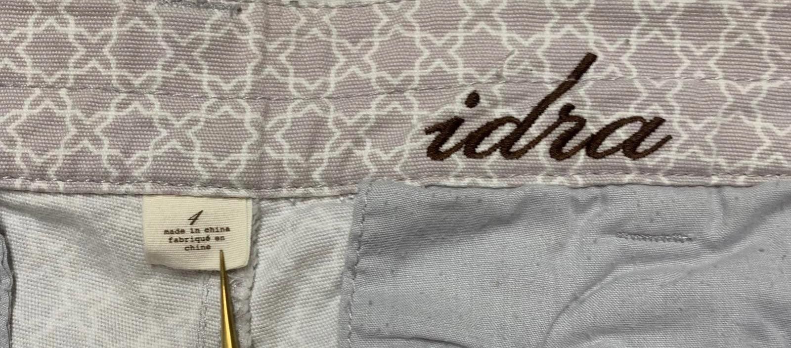 Other Idra Women's Sz 4 Gray Printed Geometric Capri Pants Size 27" / US 4 / IT 40 - 9 Thumbnail