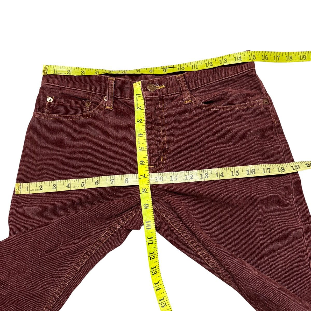 Hysteric Glamour Hysteric Glamour Corduroy Maroon Jeans Size 29" - 15 Thumbnail