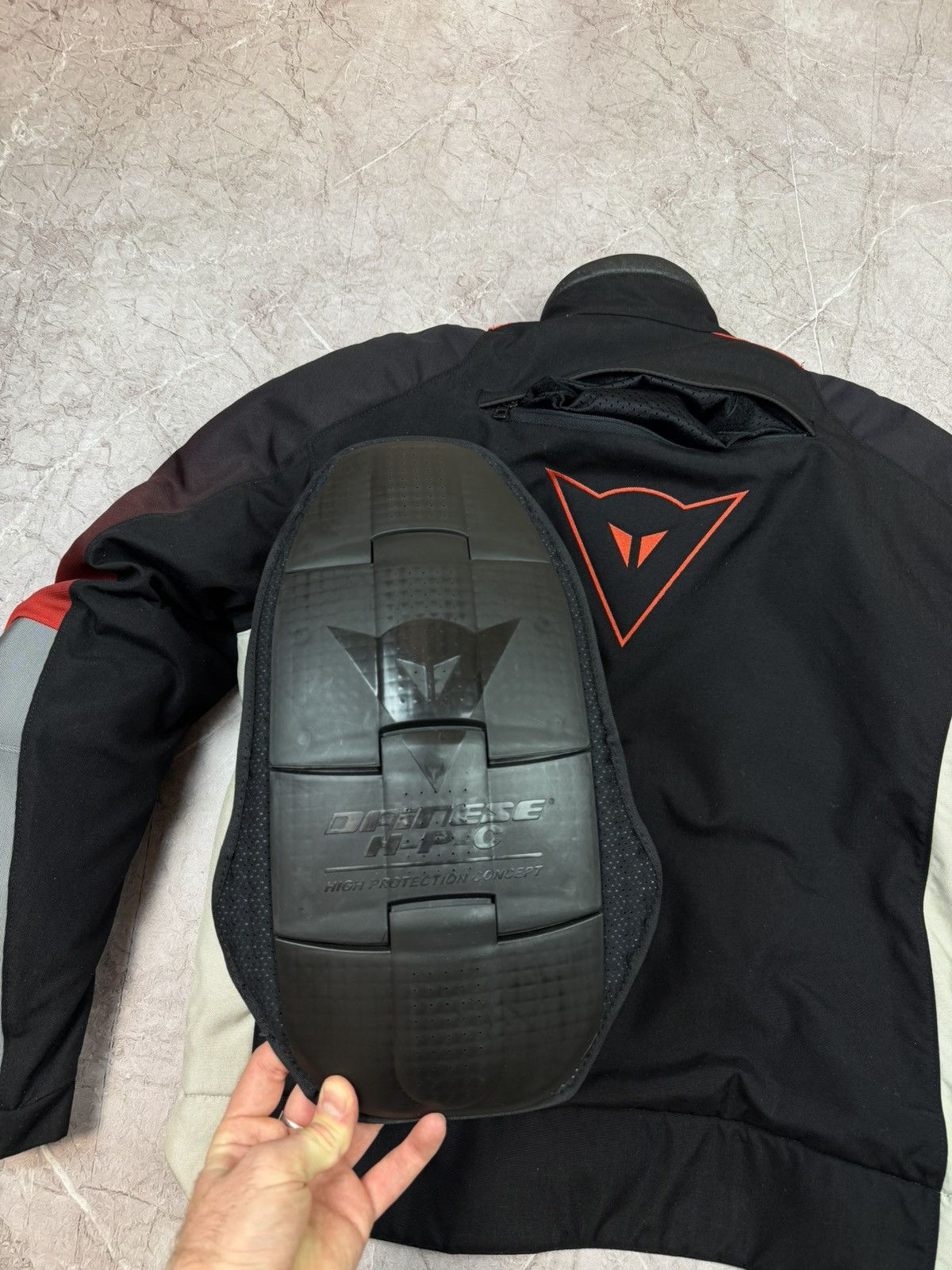 Dainese Vintage Dainese M-CRS Racing Jacket Red/Black Bikercore Sz L Size US L / EU 52-54 / 3 - 19 Thumbnail
