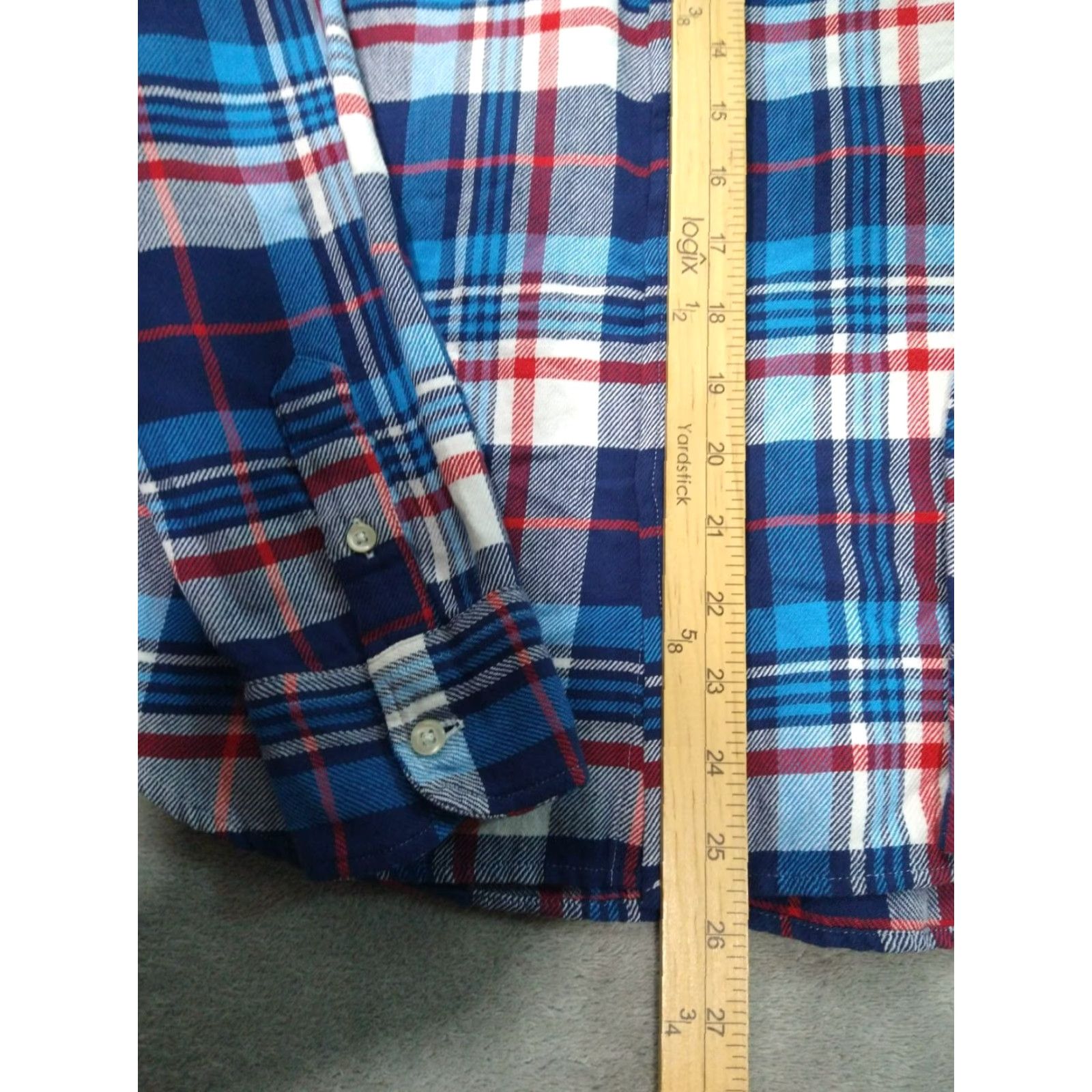 Polo Ralph Lauren Polo Ralph Lauren Shirt Mens Medium Blue Plaid Flannel Classic Fit Button Up Size US M / EU 48-50 / 2 - 4 Thumbnail