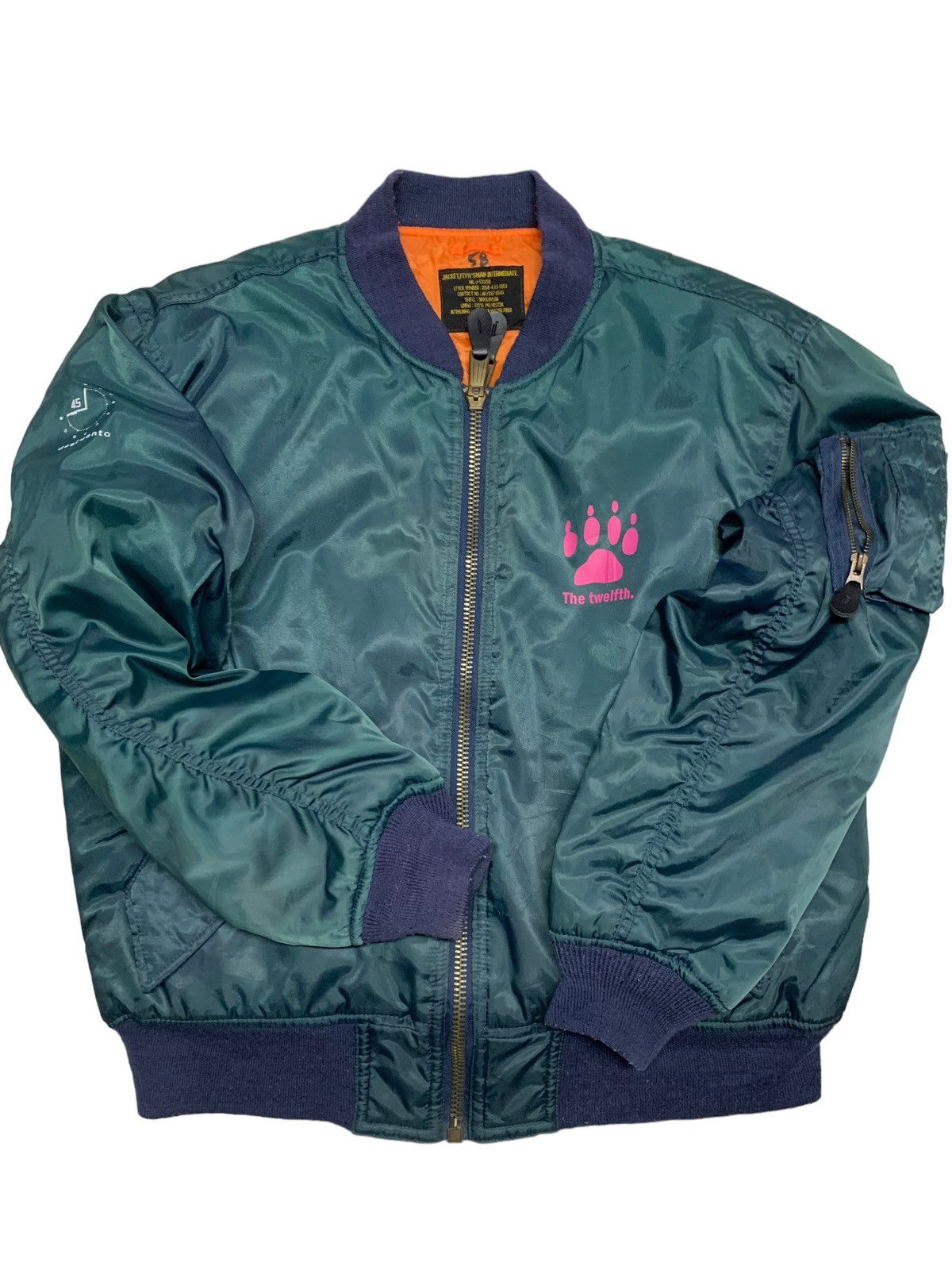 Designer Blue impluse army bomber jacket men’s fashion Size US M / EU 48-50 / 2 - 5 Thumbnail
