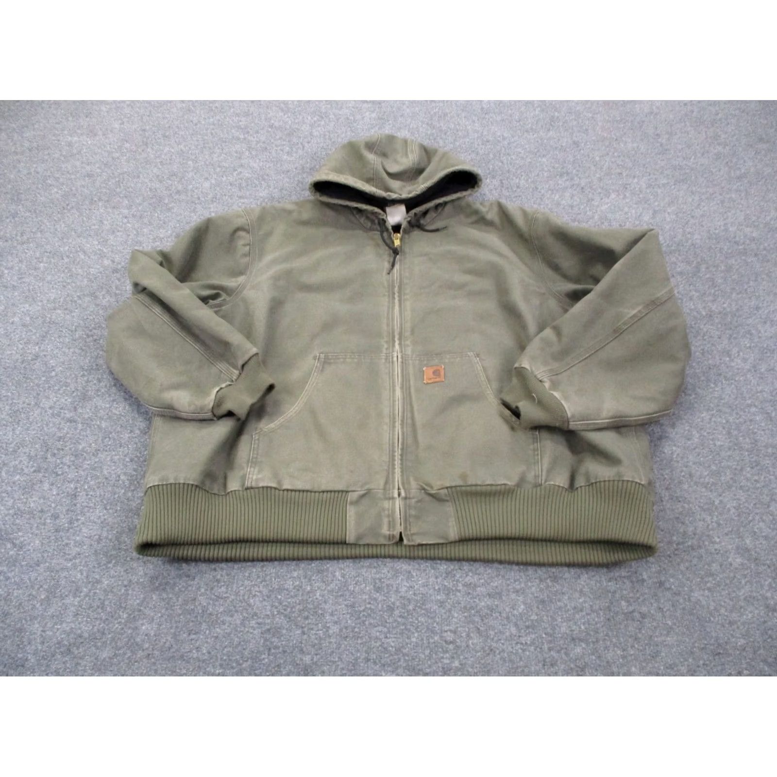 Carhartt Carhartt Jacket Men 3XL Army Green Chore Coat Hooded Heavy Vintage Work J130 ARG Set Size US XXL / EU 58 / 5 - 2 Thumbnail