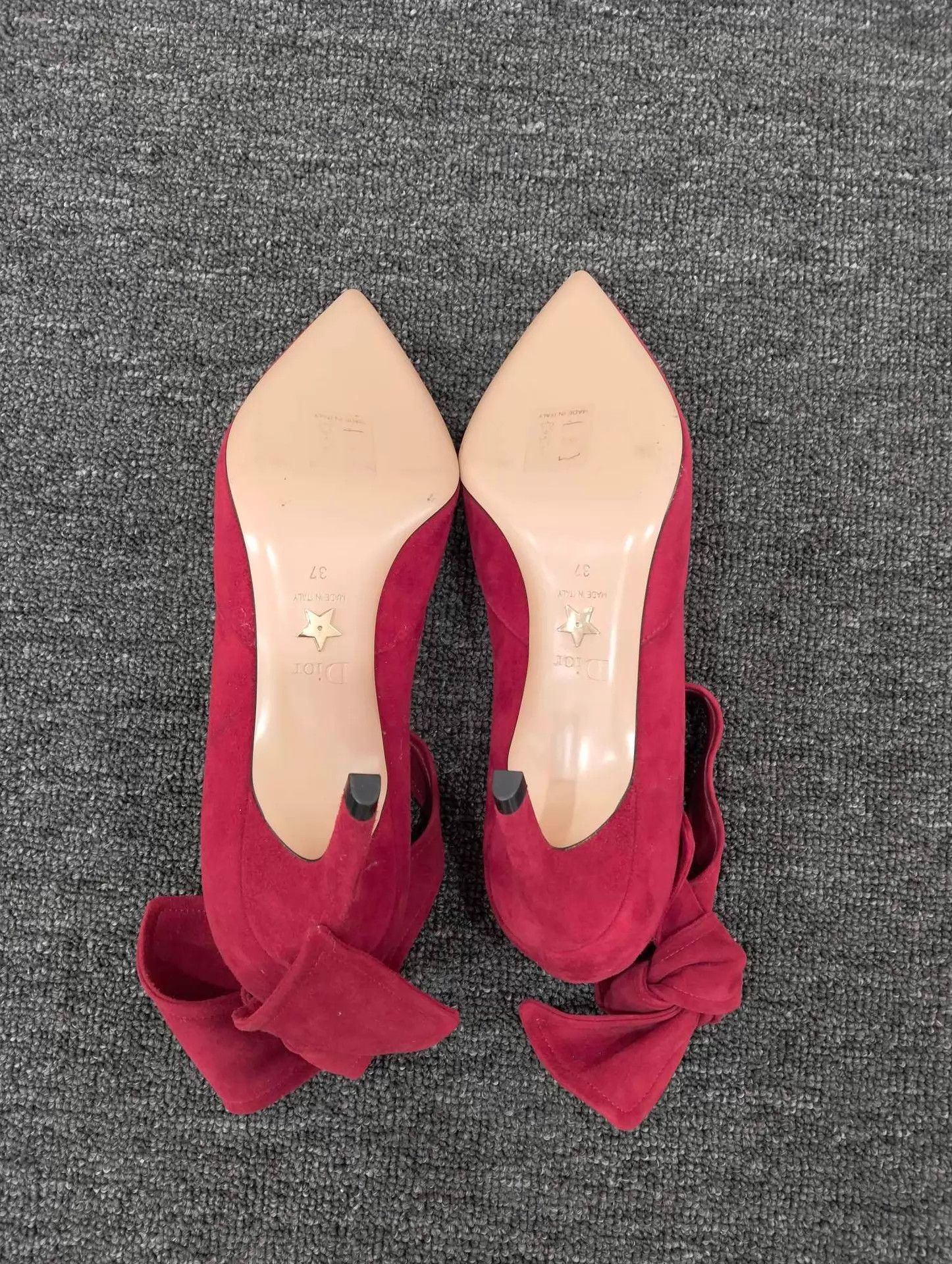 Dior DIOR red pointed toe heels size 37 Size US 6 / IT 36 - 6 Thumbnail