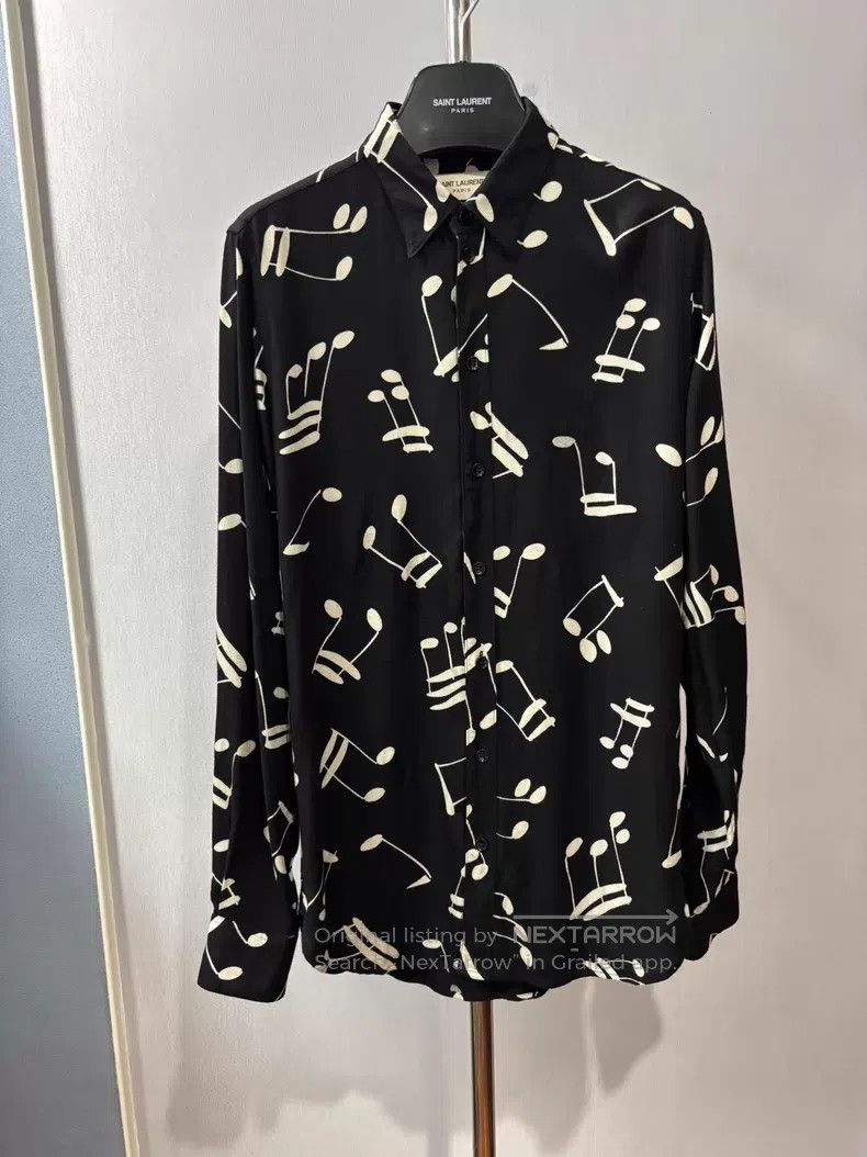 Saint Laurent Paris Saint Laurent Paris Note Shirt i Size XS / US 0-2 / IT 36-38 - 1 Thumbnail