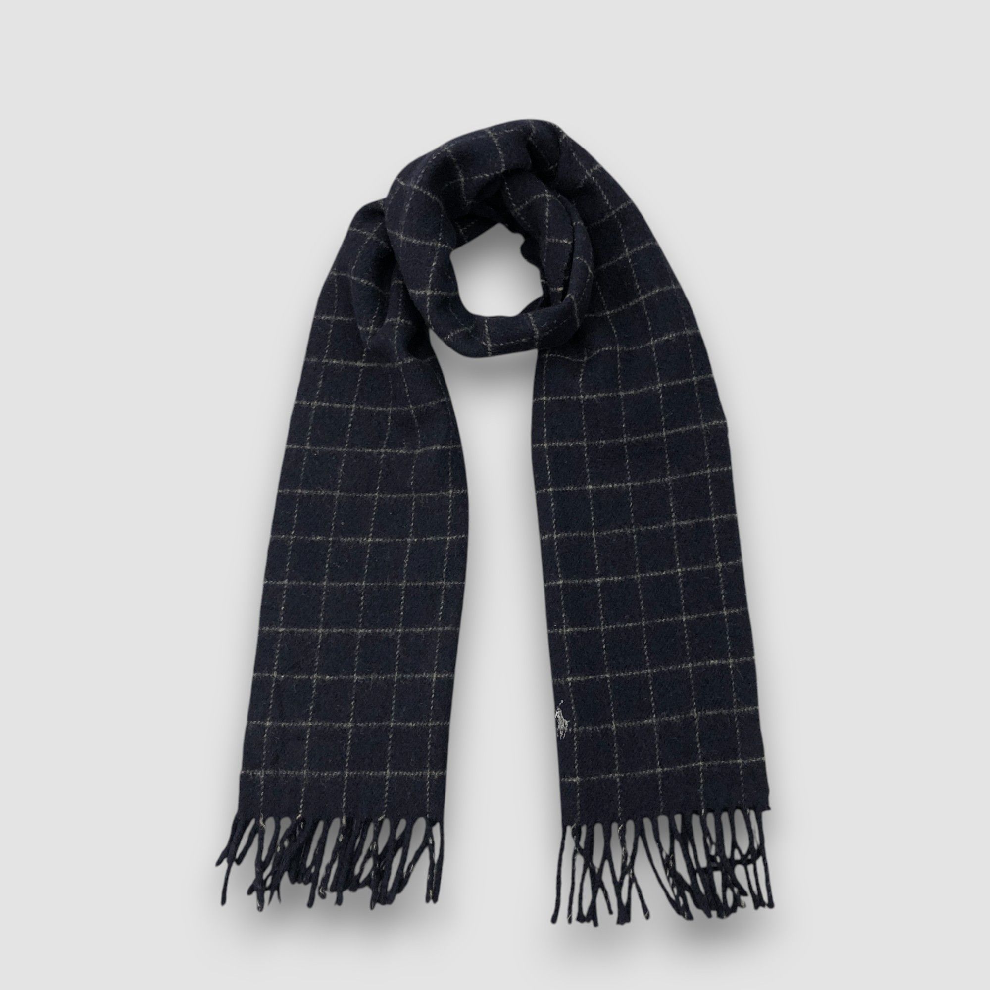 Polo Ralph Lauren Vintage Polo Ralph Lauren Scarf Muffler Wool Winter Scarves Size ONE SIZE - 1 Thumbnail