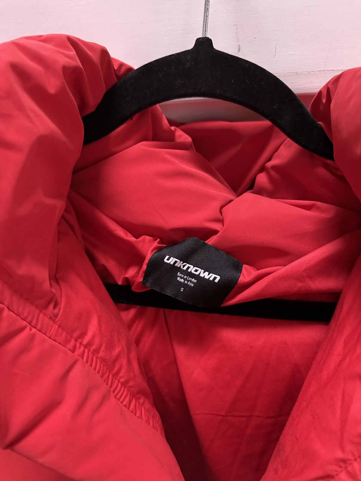 Unknown London Rhinestone Red Puffer Jacket Size US S / EU 44-46 / 1 - 6 Thumbnail