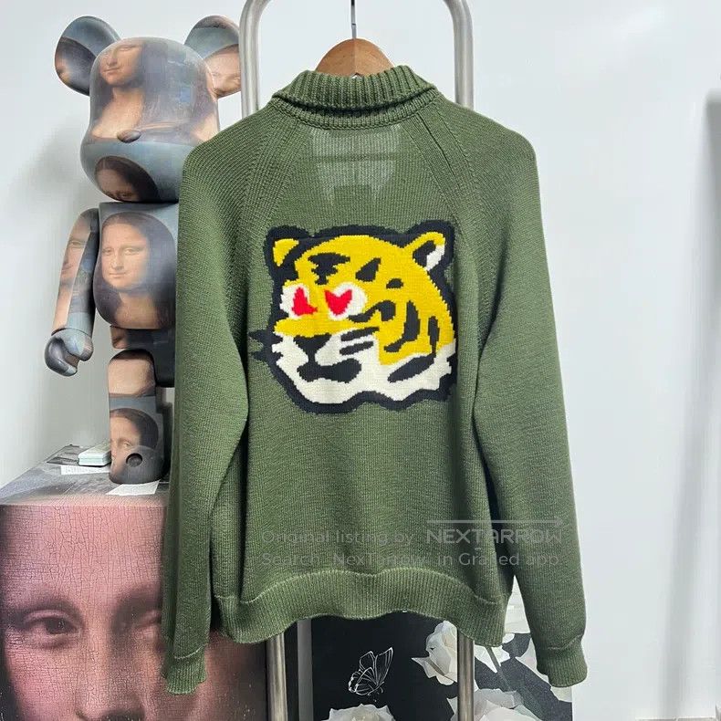 Louis Vuitton Louis Vuitton Nigo tiger knit jacket Size US M / EU 48-50 / 2 - 2 Thumbnail