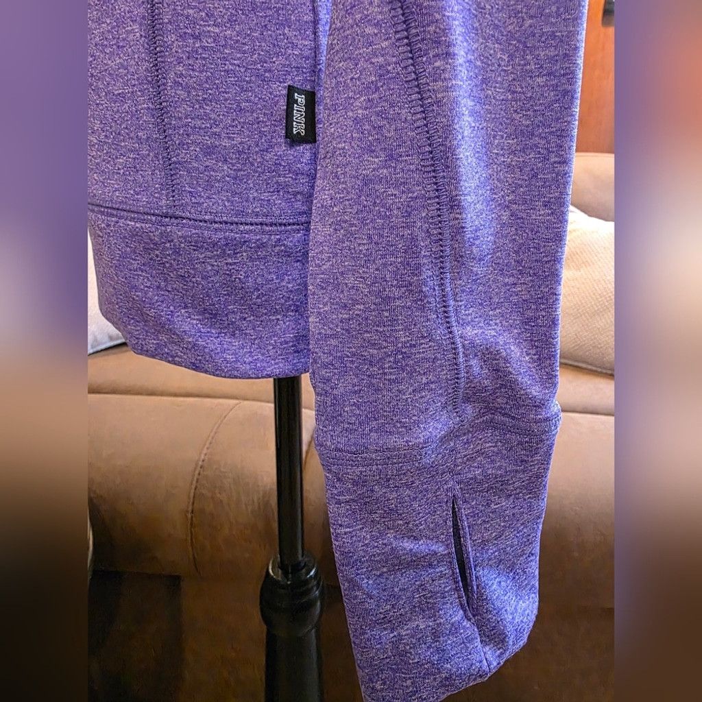 Pink PINK Purple and Black Quarter-Zip Pullover Size XS / US 0-2 / IT 36-38 - 4 Thumbnail