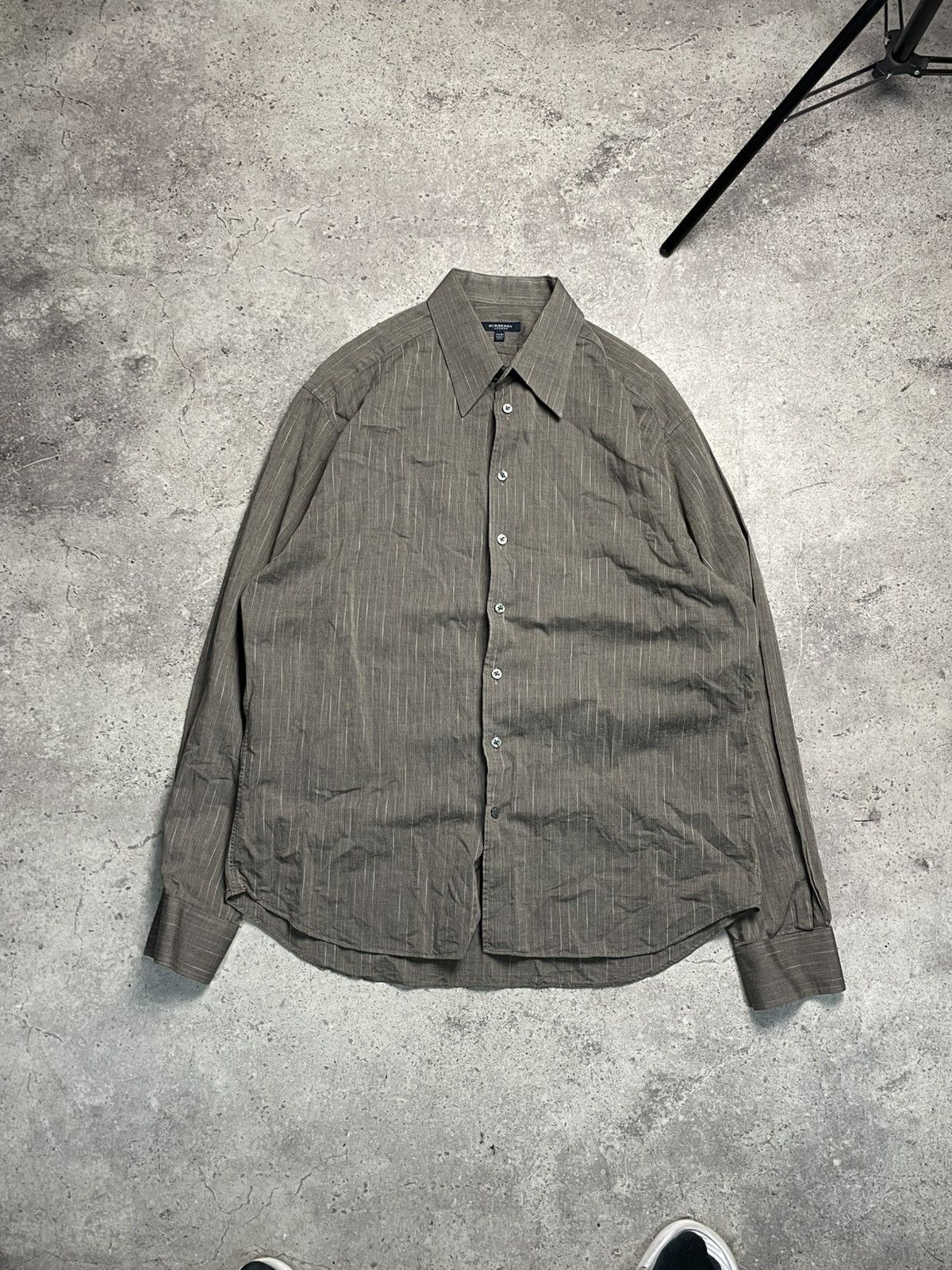 Burberry Burberry London Stripes Long Sleeve Shirt Size US L / EU 52-54 / 3 - 1 Thumbnail