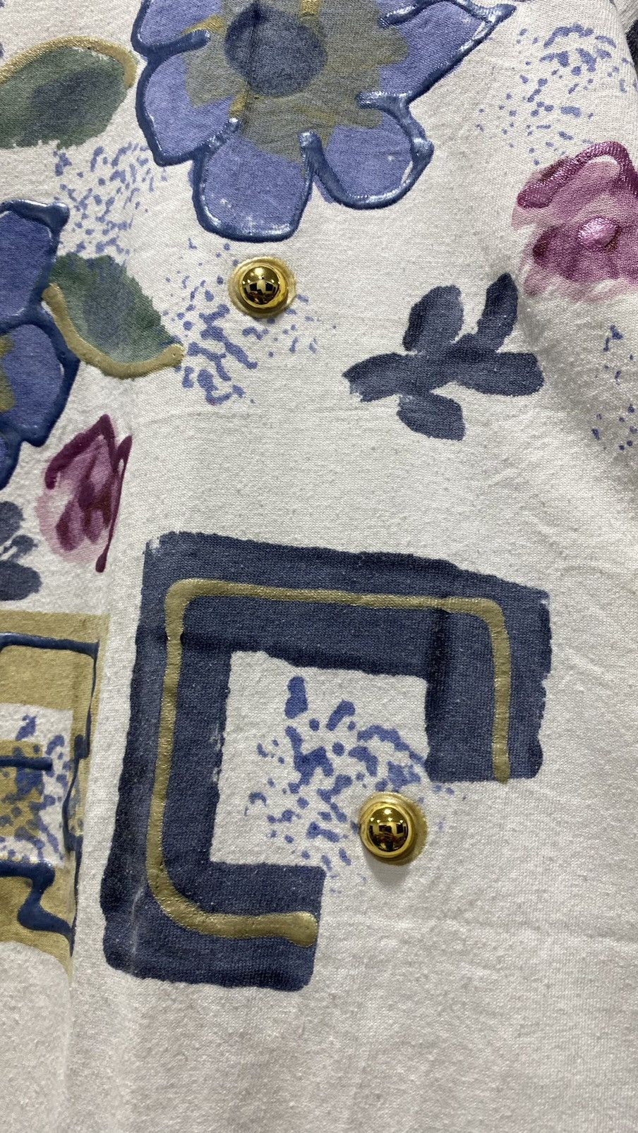 Vintage Vintage Art Floral 80s USA Size US L / EU 52-54 / 3 - 3 Thumbnail