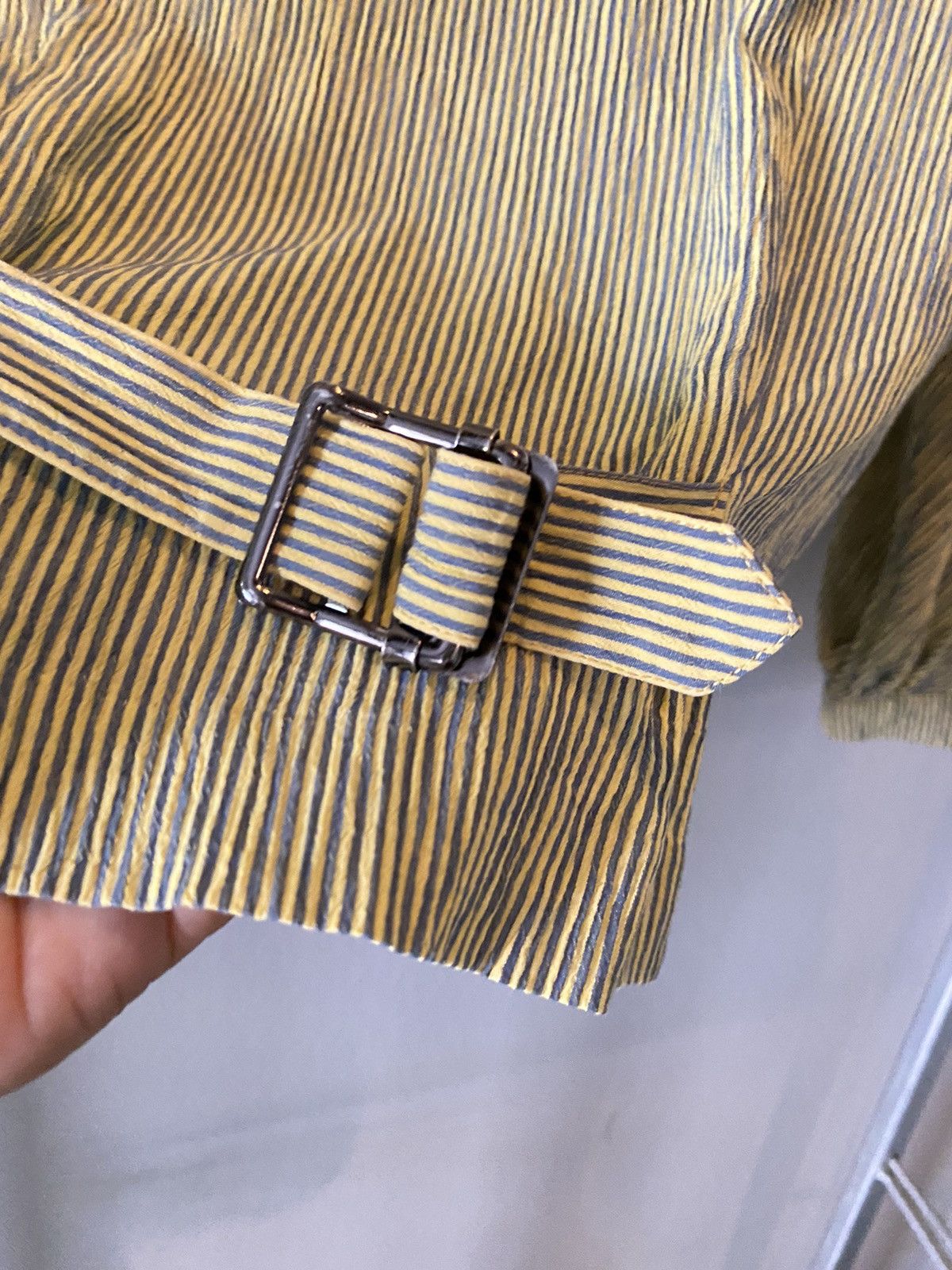 Christian Dior Monsieur Vintage Christian Dior CD Pinstripe Blouse Size L / US 10 / IT 46 - 8 Thumbnail