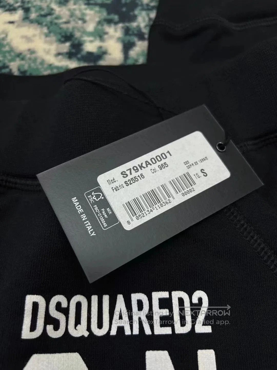 Dsquared2 Black Icon Print Sweatpants. Size US 30 / EU 46 - 4 Thumbnail