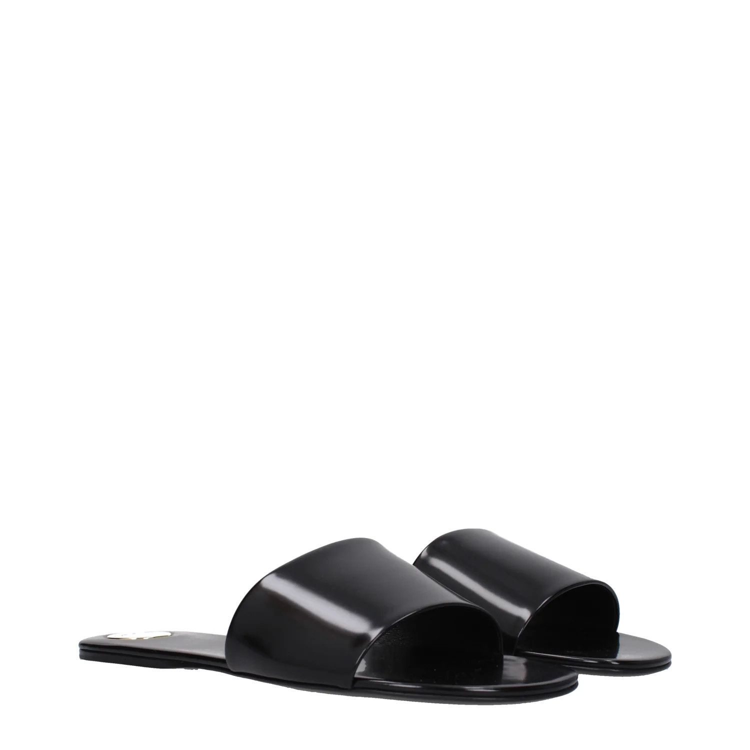 Saint Laurent Paris ob1o1e1124 Leather Slippers in Black Size US 8 / IT 38 - 2 Thumbnail
