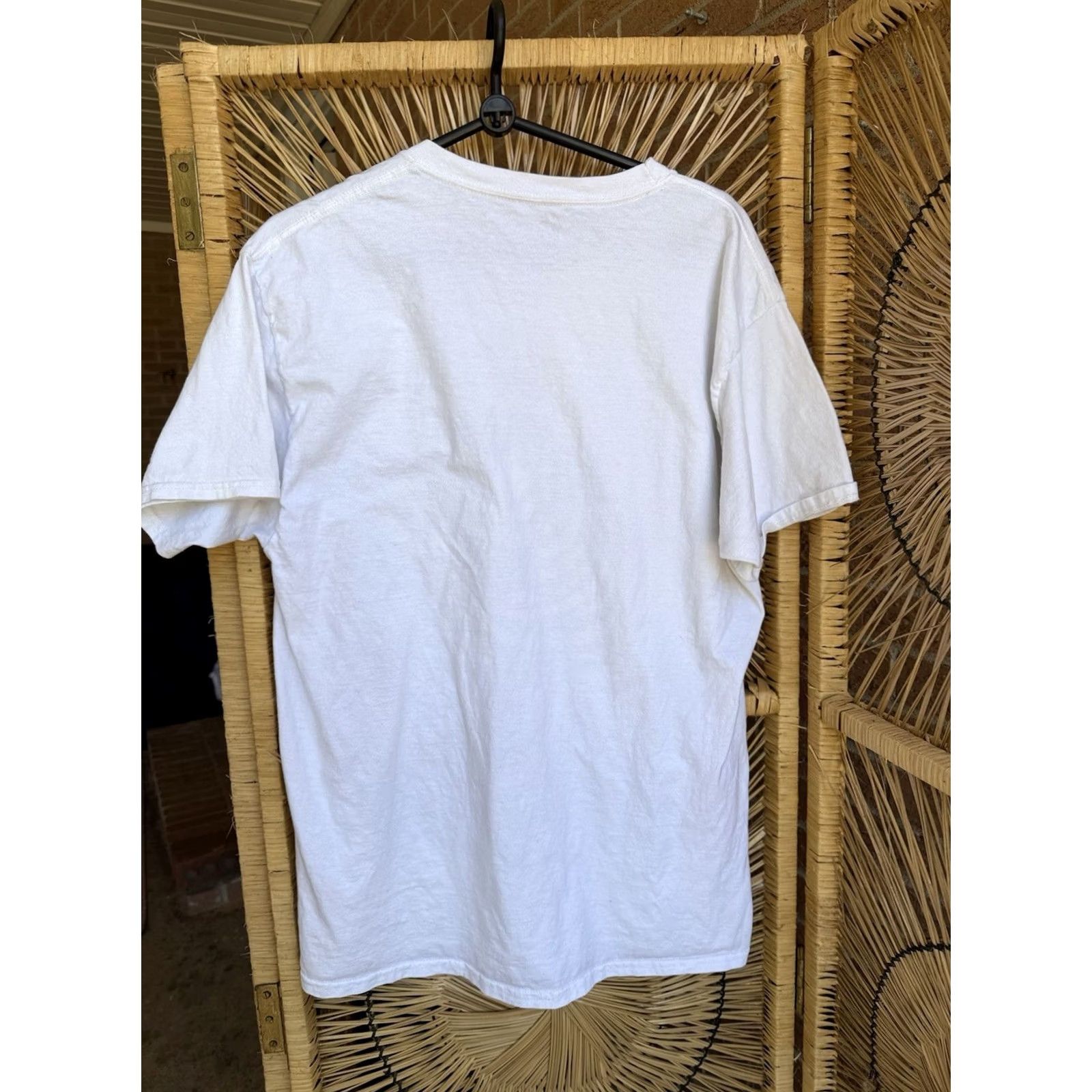 Vintage VINTAGE Works Of Madness Colossal Skeleton T Shirt Made In USA ASTRO World Trippie Emo L White Unisex Adults Mens Women Size US L / EU 52-54 / 3 - 4 Thumbnail