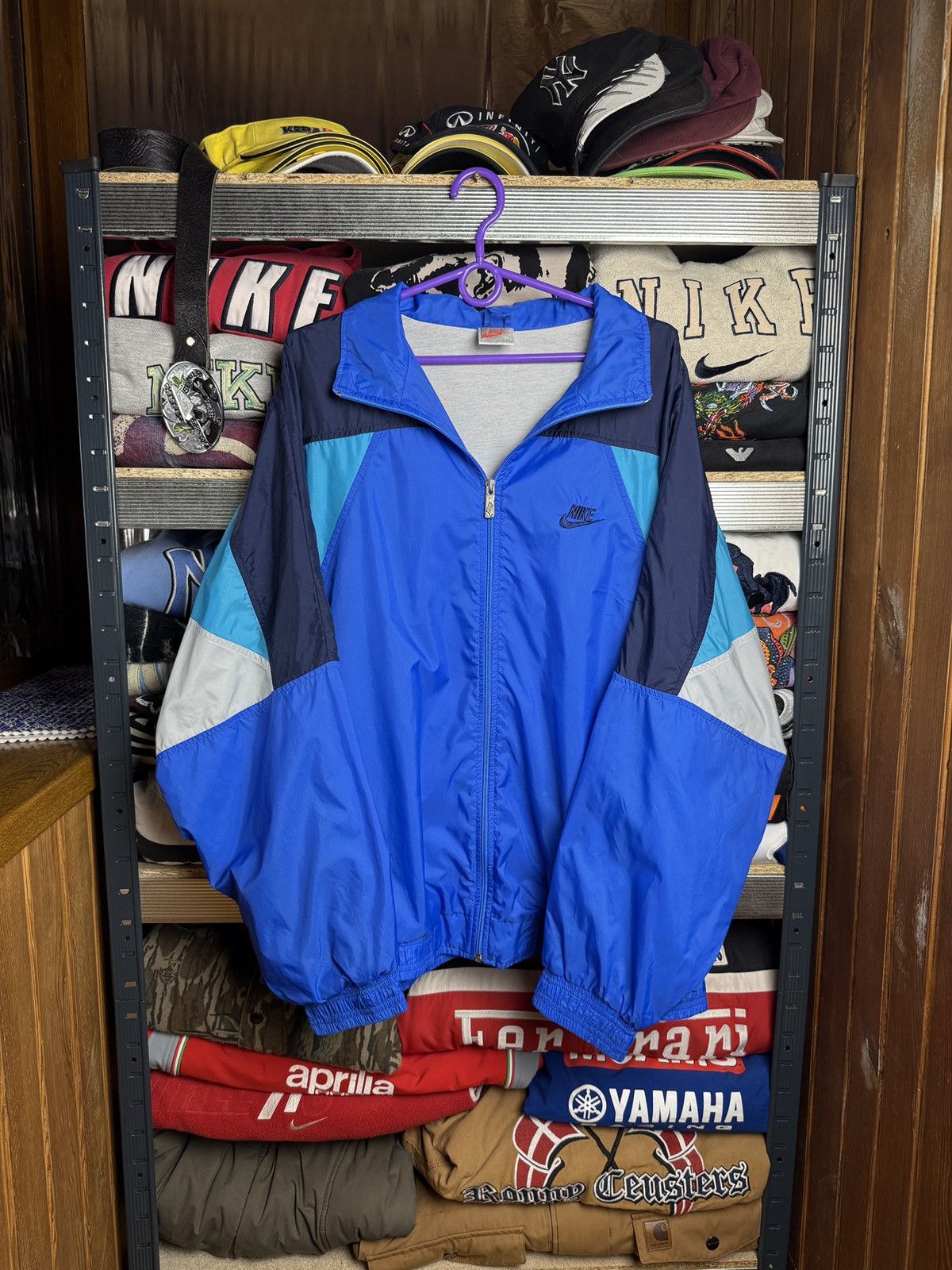 Nike VINTAGE 90S NIKE NYLON JACKET Size US XL / EU 56 / 4 - 1 Thumbnail