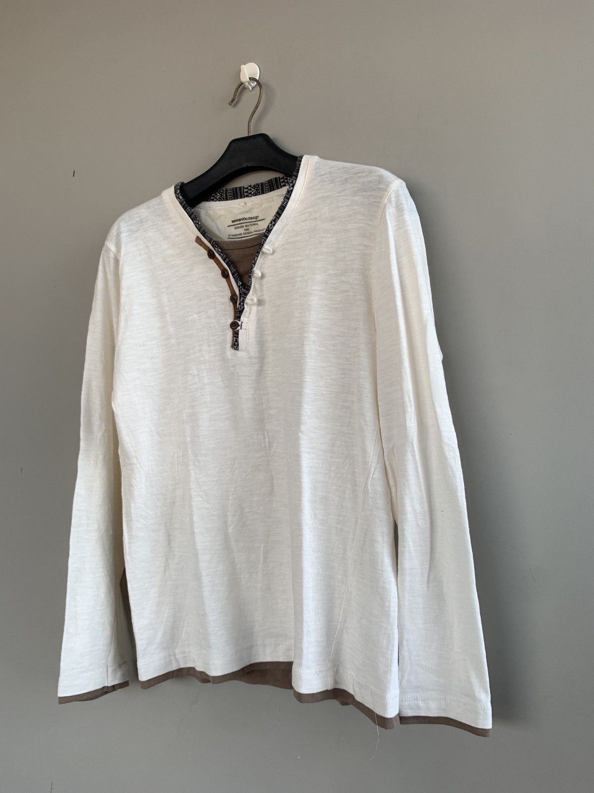 If Six Was Nine × Japanese Brand × semanticdesign SEMANTIC DESIGN LONG SLEEVE Size US M / EU 48-50 / 2 - 2 Thumbnail