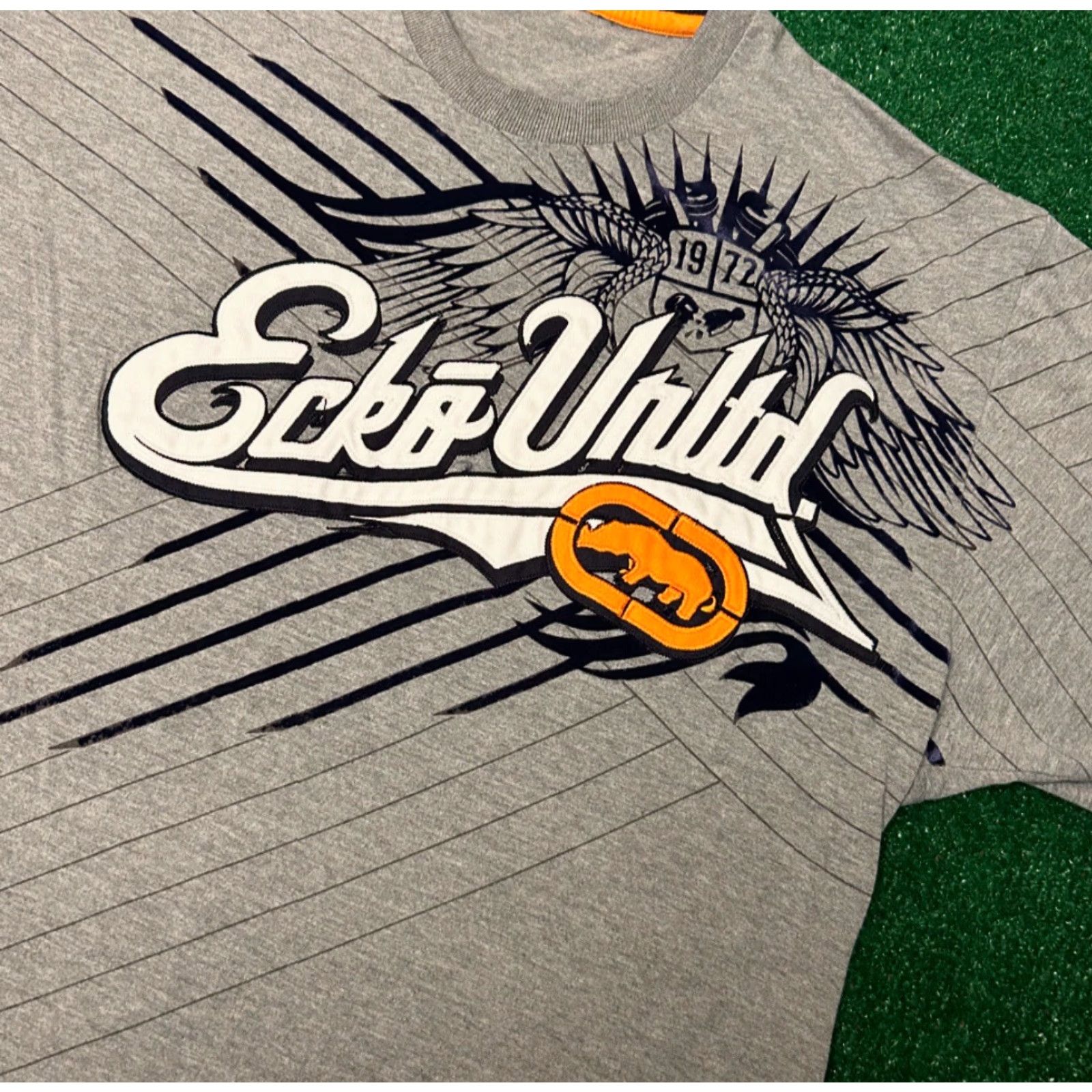 Ecko Unltd. VINTAGE Ecko Unltd Wings MMA Hip Hop Logo VTG Shirt XL Gray Punk Grunge Skater Men Short Sleeve Logo MTG? Size US XL / EU 56 / 4 - 2 Thumbnail