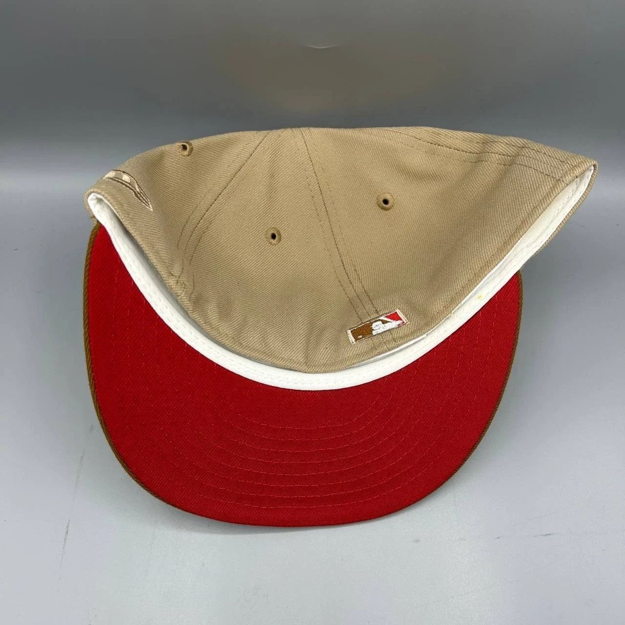 New Era Montreal Expos Hat Men 7 3/8 Beige Brown MLB Fitted Cap Size ONE SIZE - 8 Thumbnail