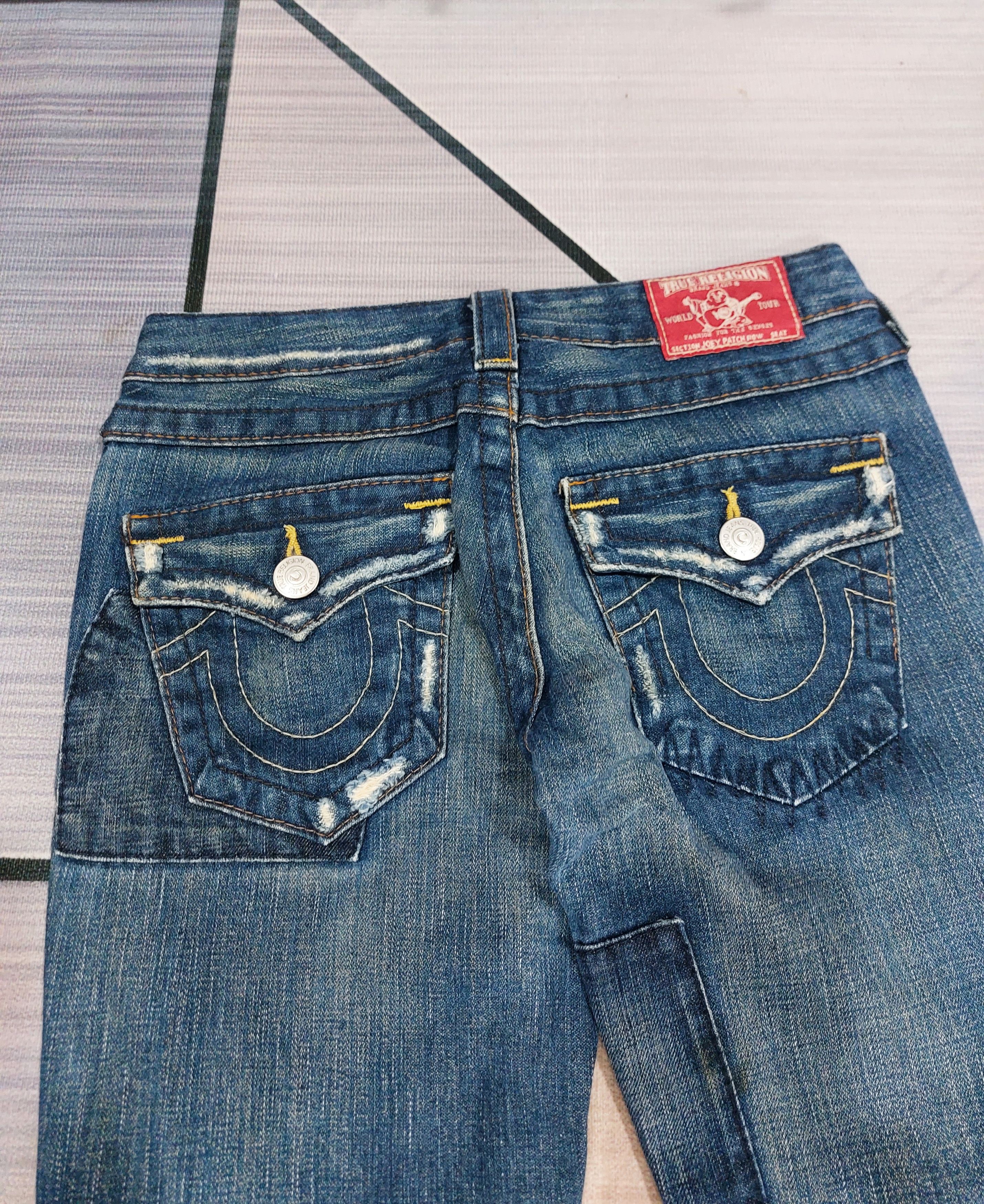 True Religion × Vintage TRUE RELIGION JOEY PATCHWORK JEANS Size 27" / US 4 / IT 40 - 12 Thumbnail