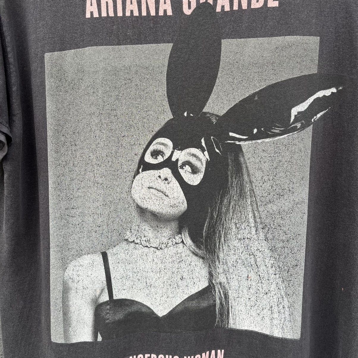 Band Tees Thrashed Distressed Ariana Grande Dangerous Woman Tour Tee Size US L / EU 52-54 / 3 - 2 Thumbnail