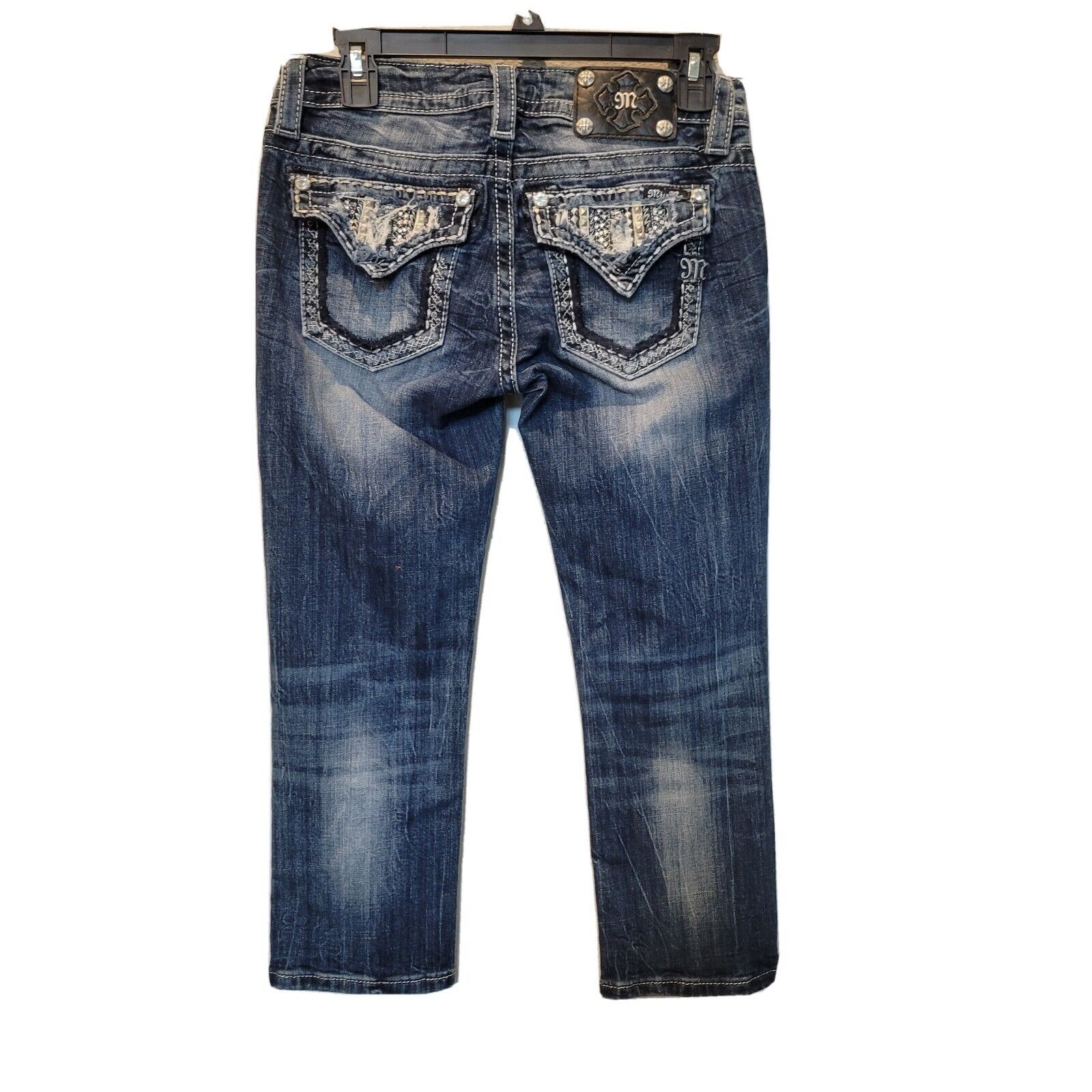Miss Me Miss Me Jeans Womens Size 27 x 22L Cuffed Capri Size 27" / US 4 / IT 40 - 2 Thumbnail