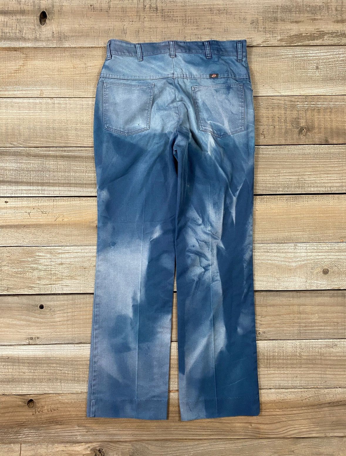 Vintage Sunfaded Indigo Work Pants – Surreal Patina, Size 30 Size US 31 - 2 Thumbnail