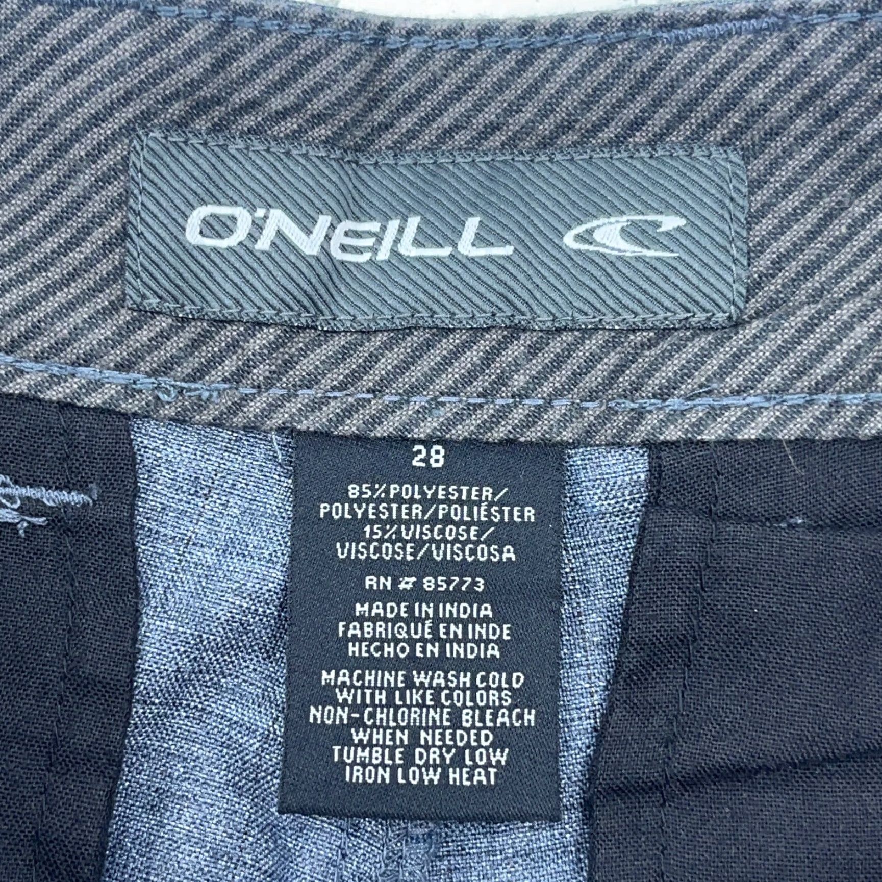 O'Neill O'Neill Shorts Men 28 Blue Outdoor Hiking Camp Casual Performance Heather Size US 28 / EU 44 - 3 Thumbnail
