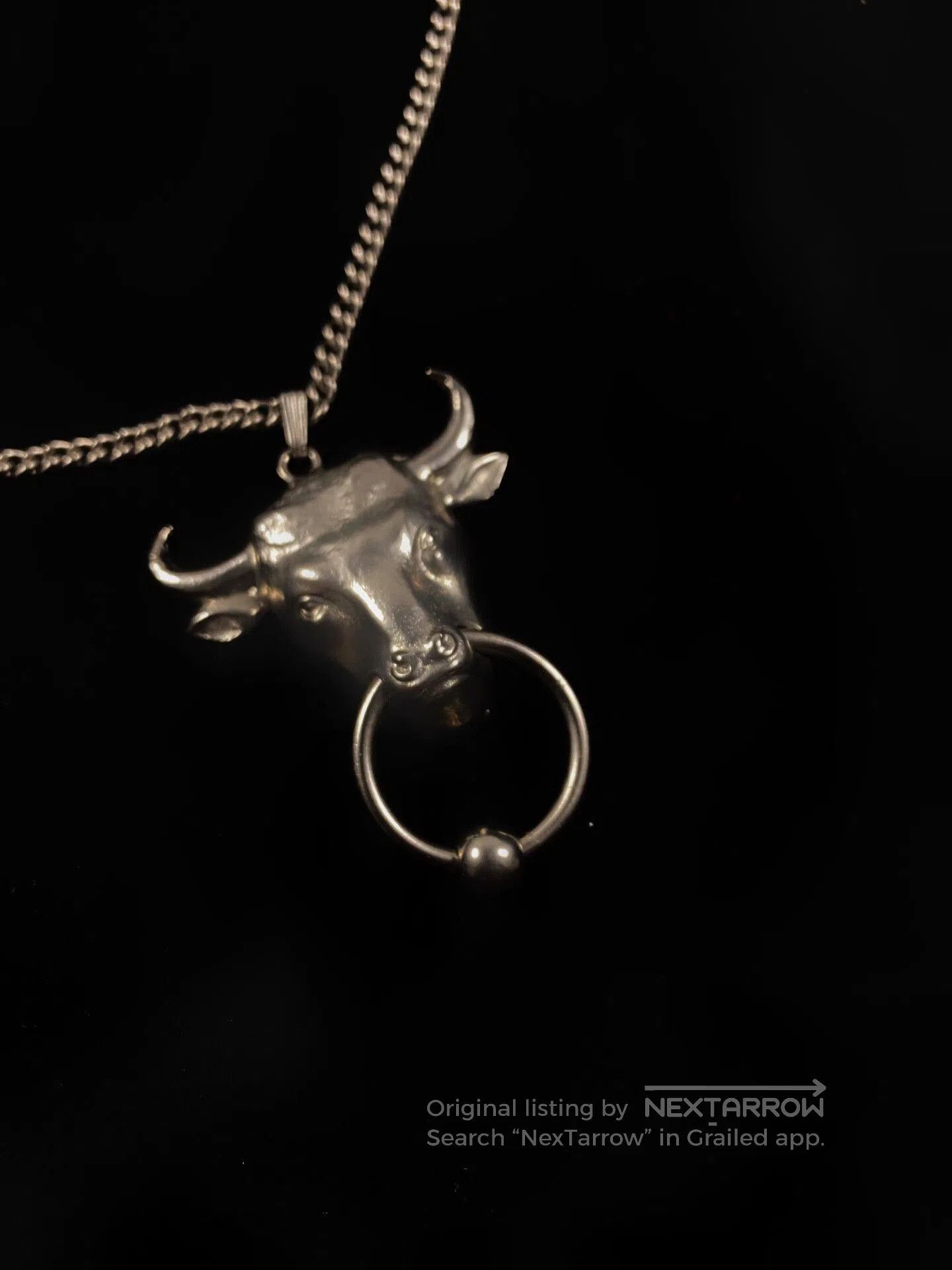 Jean Paul Gaultier Jean Paul Gaultier Bull Head Necklace. Size ONE SIZE - 2 Thumbnail