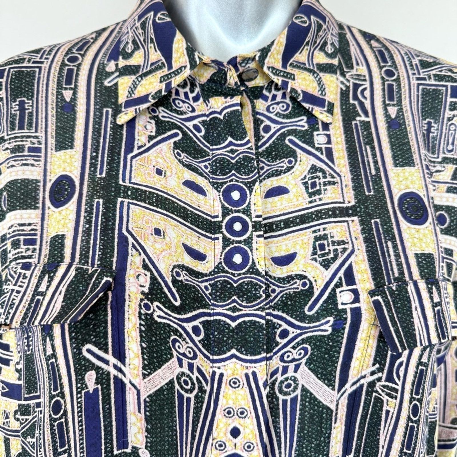 Mary Katrantzou MARY KATRANTZOU women silk dress size L Retail 1800$ Size L / US 10 / IT 46 - 3 Thumbnail