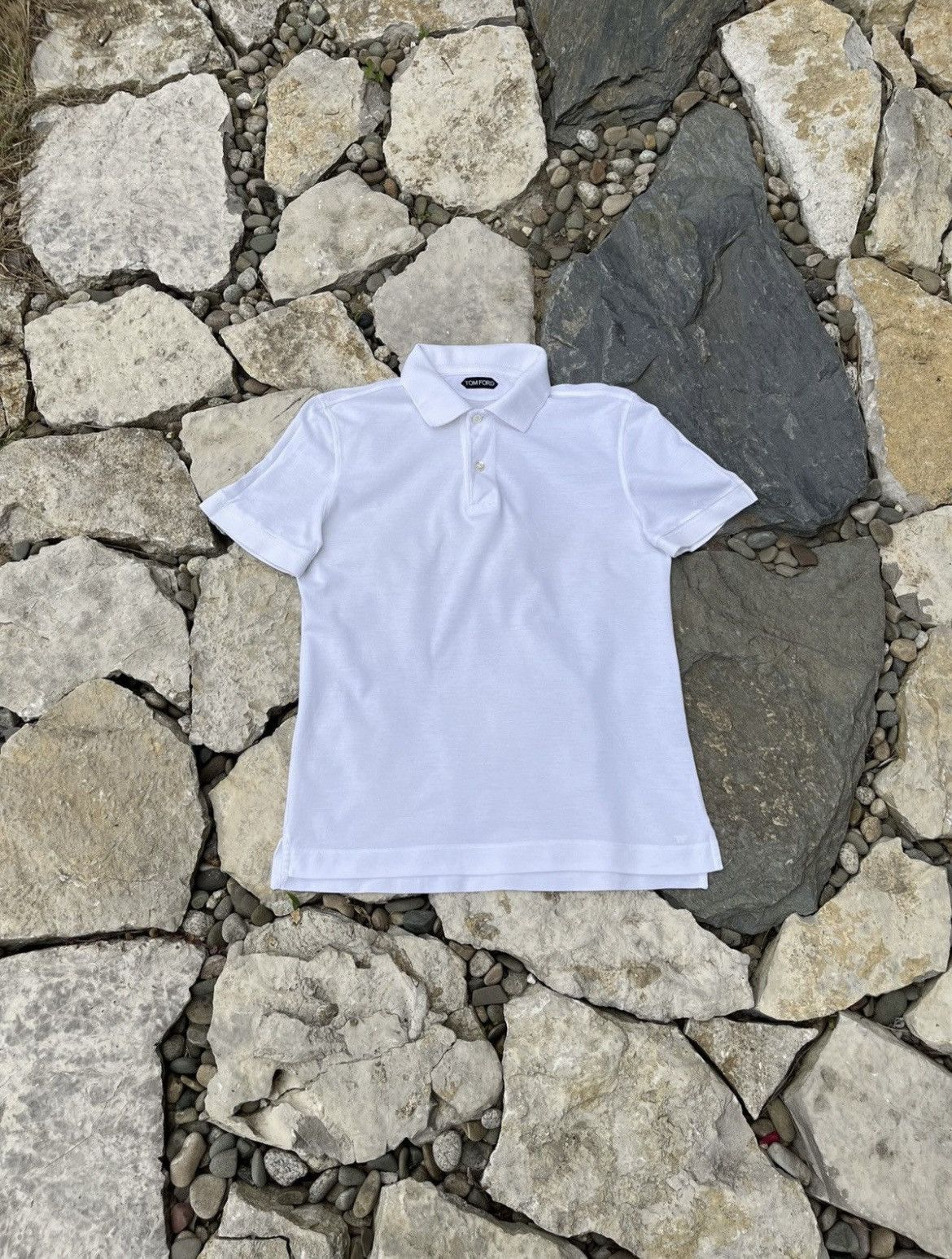 Tom Ford Tom Ford basic classic small logo thin polo t-shirt tee Size US M / EU 48-50 / 2 - 1 Thumbnail