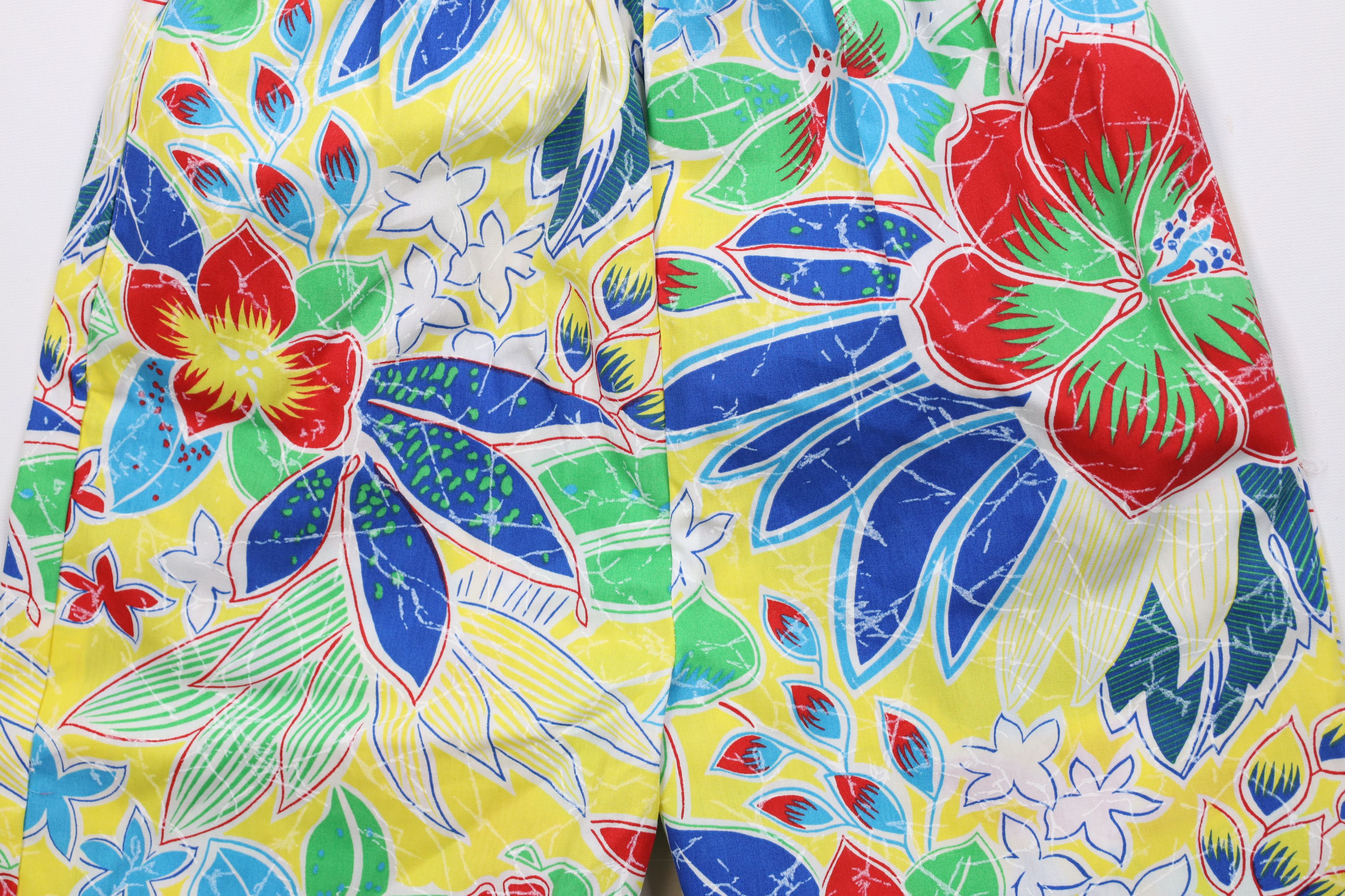 Vintage Deadstock Vintage 70s Streetwear Flower Surfing Shorts USA Size US 32 / EU 48 - 3 Thumbnail