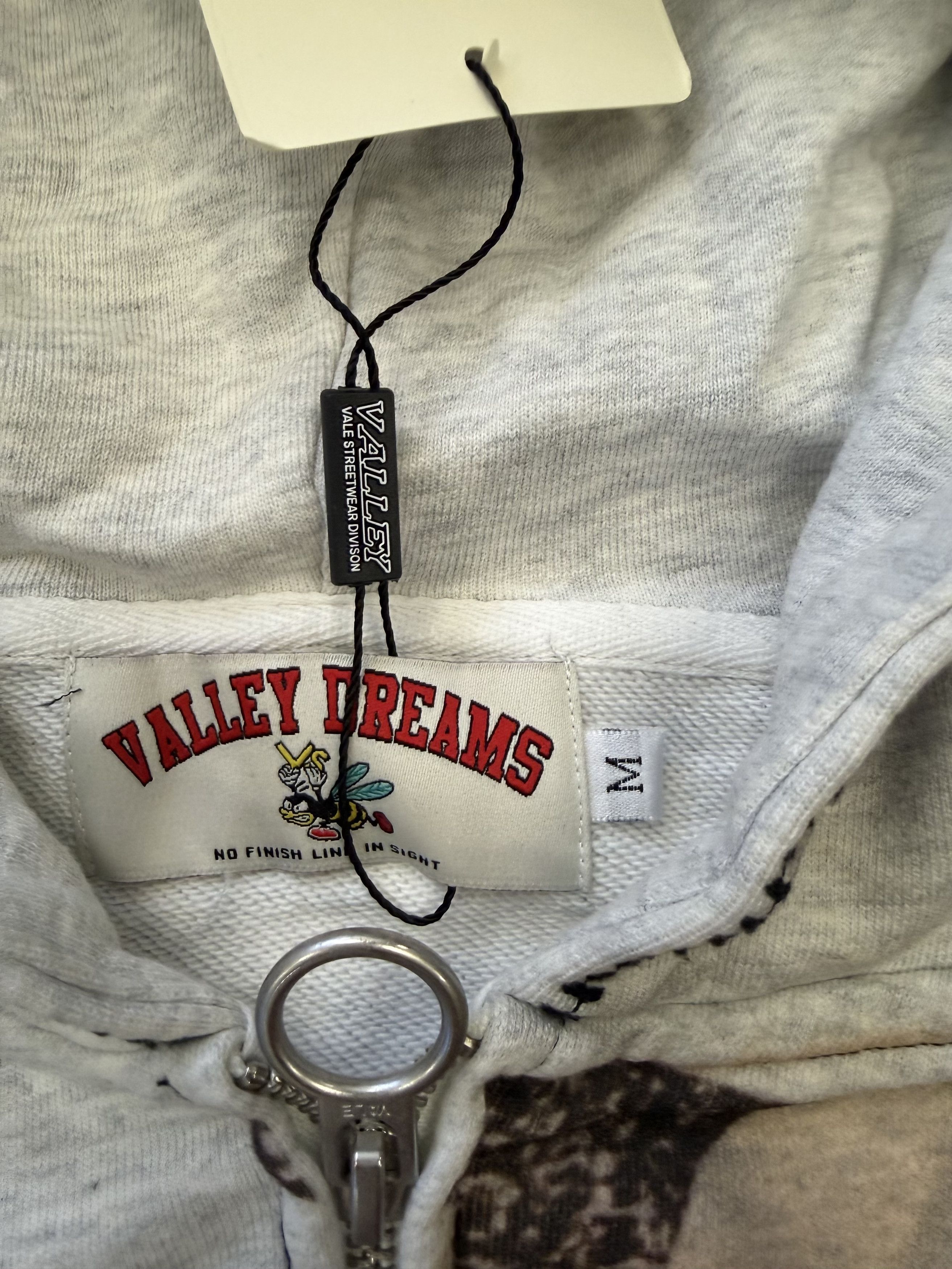 Vale Vale Forever Dark White Spiral Zip Up Hoodie Size Medium Size US M / EU 48-50 / 2 - 8 Thumbnail