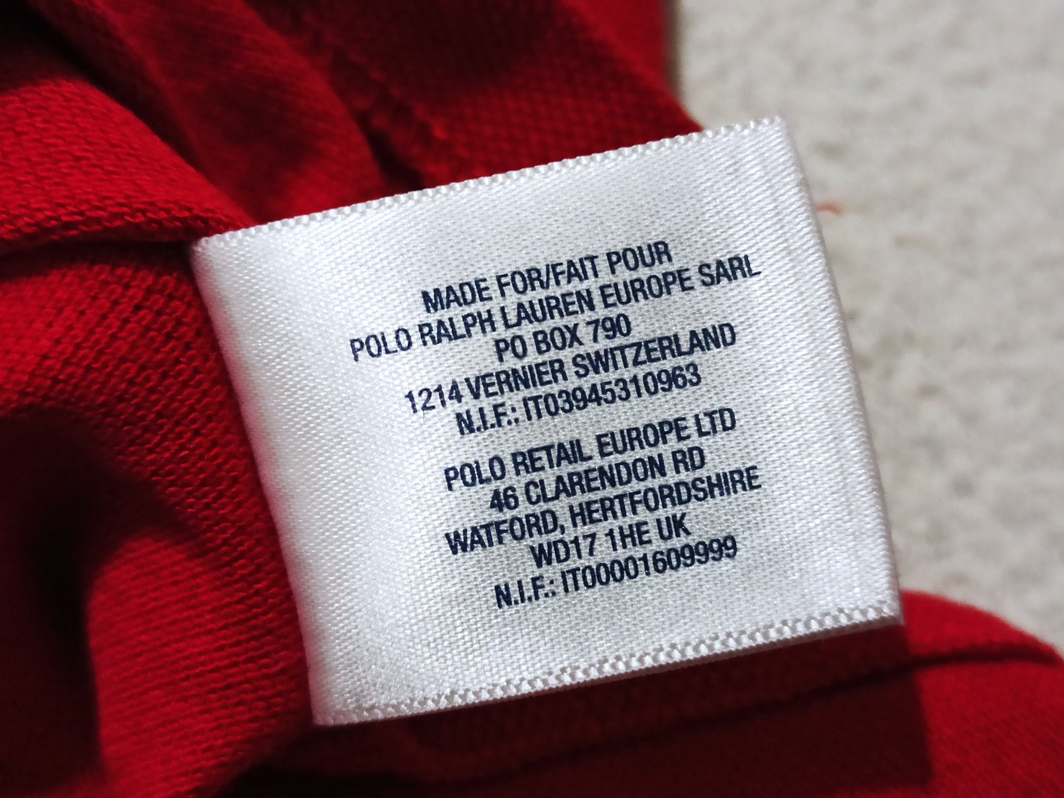 Polo Ralph Lauren Polo Ralph Lauren Red RLPC Crest Big Logo Long Sleeve Polo Size US S / EU 44-46 / 1 - 5 Thumbnail