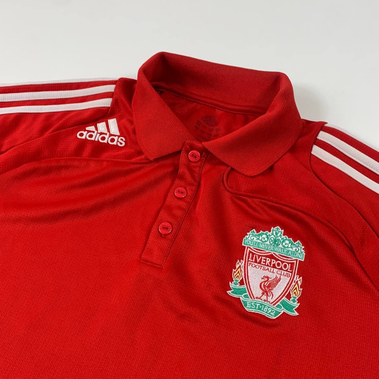 Adidas × Vintage vintage 90s liverpool adidas polo y2k streetwear Size US L / EU 52-54 / 3 - 7 Thumbnail