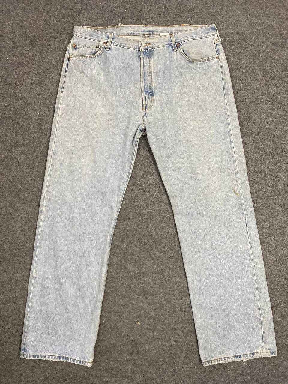 Levi's vintage levis 501 light wash denim nice design Size US 42 / EU 58 - 9 Thumbnail