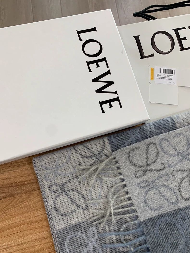 Loewe LOEWE Cashmere scarf Size ONE SIZE - 2 Thumbnail