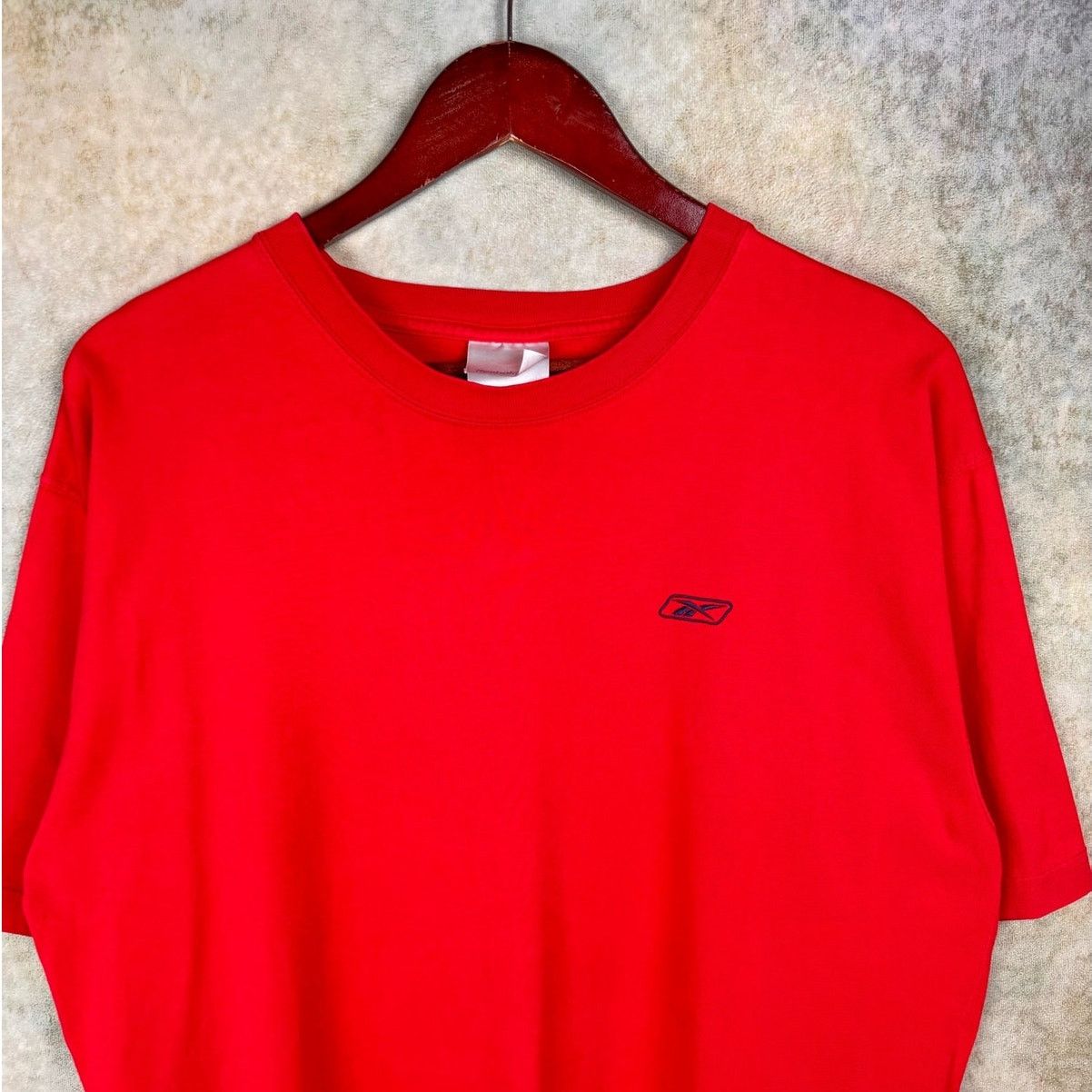 Reebok × Vintage VTG Y2K Reebok Logo T Shirt Mens Sz M Red Embroidered Size US M / EU 48-50 / 2 - 5 Thumbnail