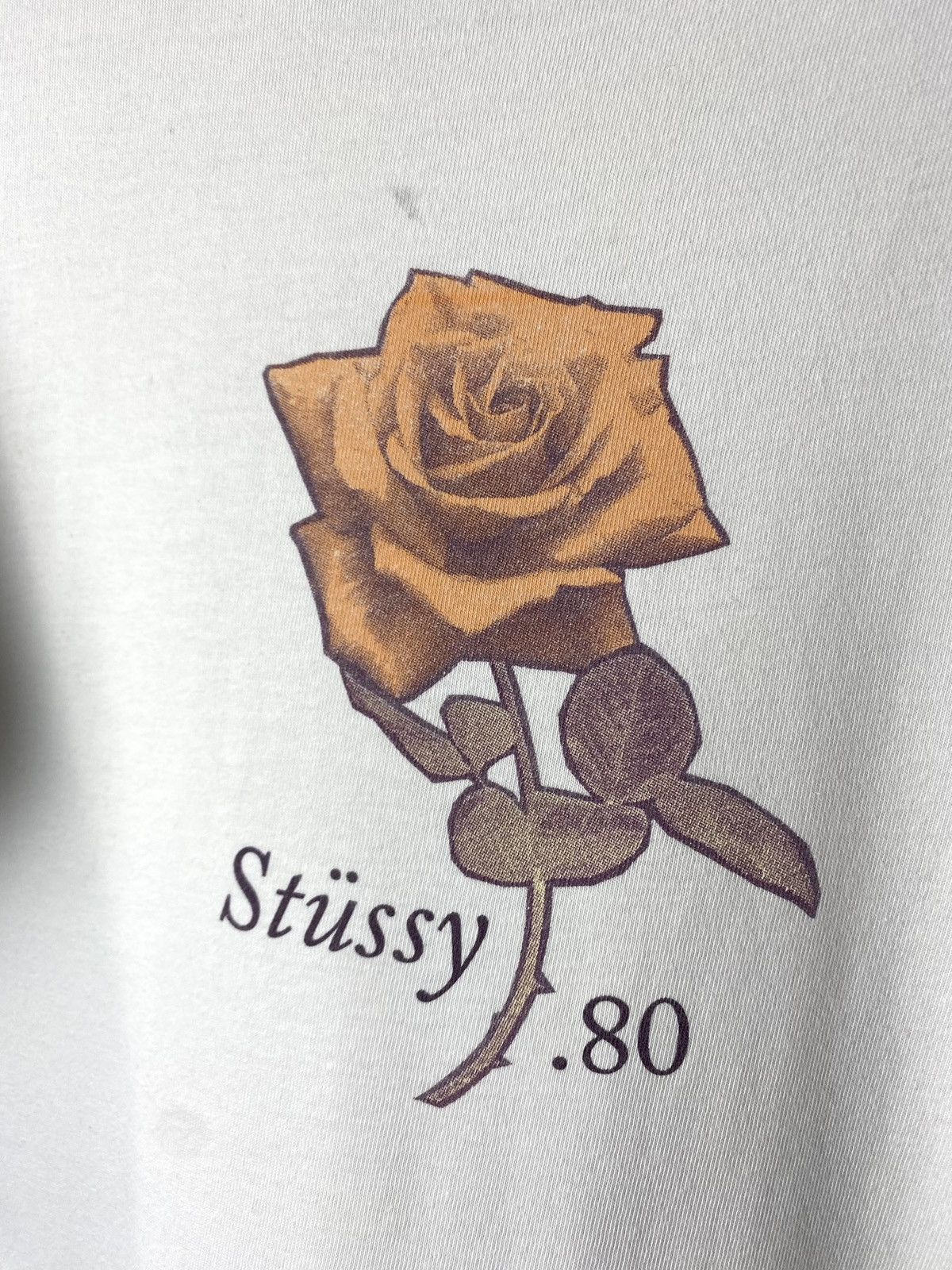 Hypebeast Stussy T Shirt Roses Flower Print Size US M / EU 48-50 / 2 - 3 Thumbnail