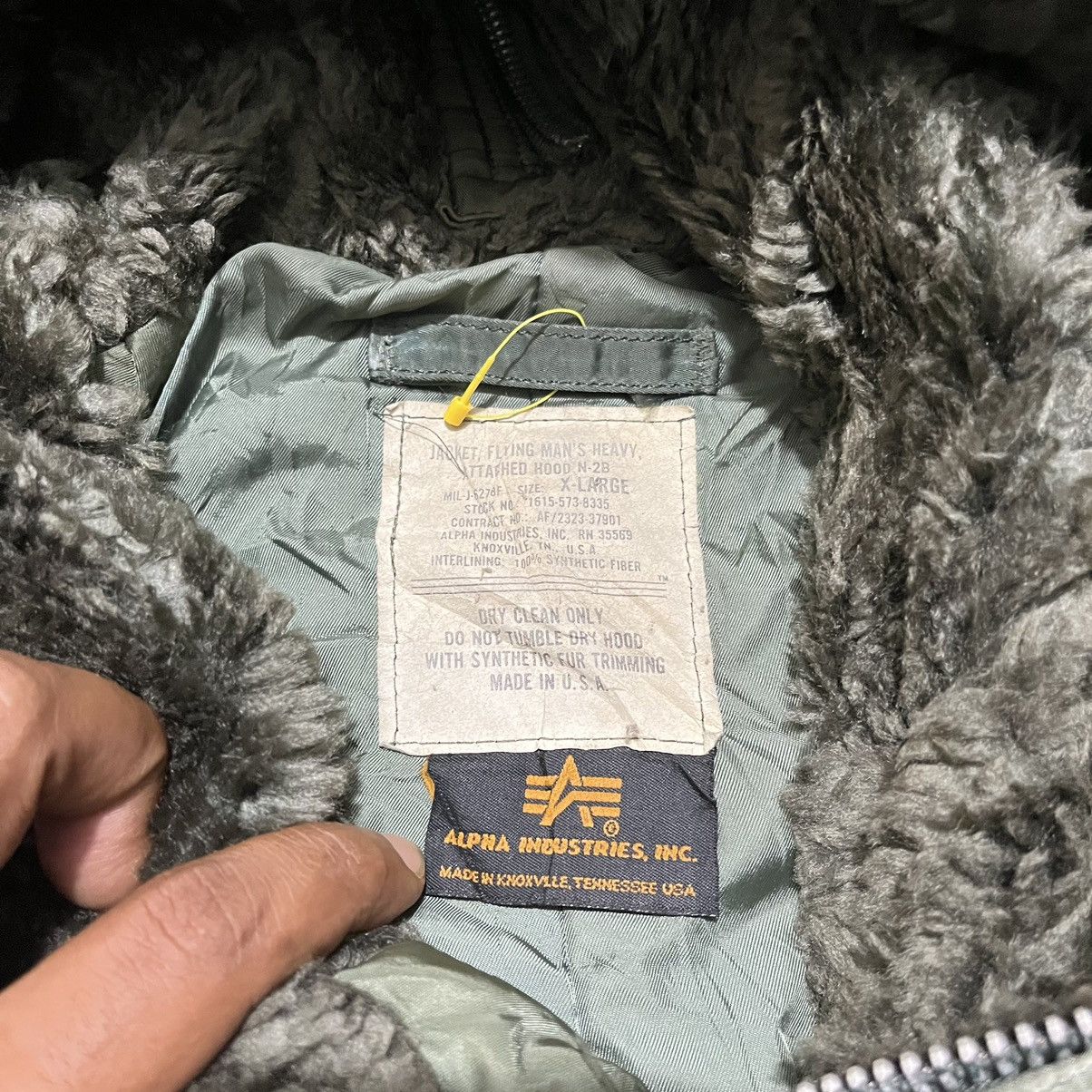 Alpha Industries ❌SOLD❌Vintage Alpha Industries Jacket Size US XL / EU 56 / 4 - 9 Thumbnail