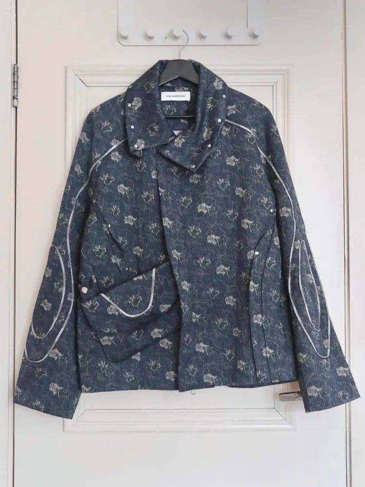 Kiko Kostadinov Sz48 Kiko Kostadinov 24AW Chalice Jacket Bag Floral Jacquar Size US M / EU 48-50 / 2 - 7 Thumbnail