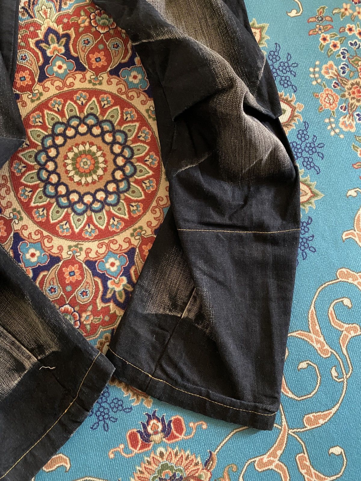 PPFM Japanese Brand PPFM J Leg Design Denim Size US 33 - 6 Thumbnail