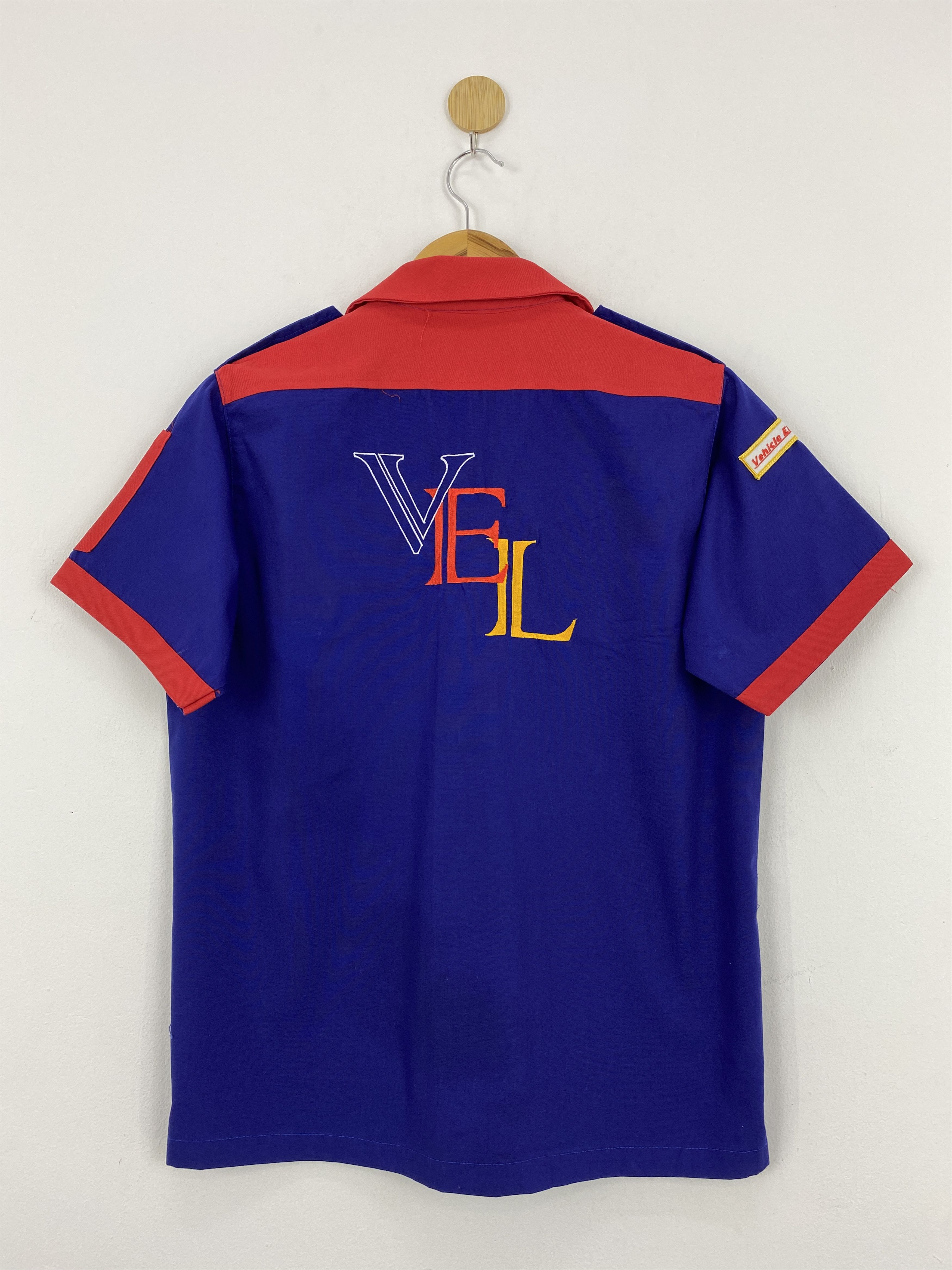 Japanese Brand × Vintage 80s Vintage Japanese Brand Worker Button Up Workwear J1804 Size US M / EU 48-50 / 2 - 3 Thumbnail