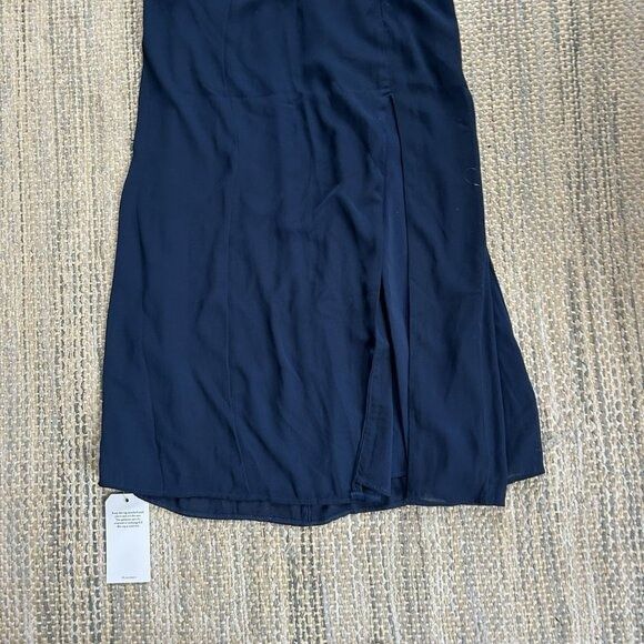 Abercrombie & Fitch ABERCROMBIE & FITCH Women’s Camille Satin Slit Midi Slip Dre Size XXS / US 00 / IT 34 - 4 Thumbnail