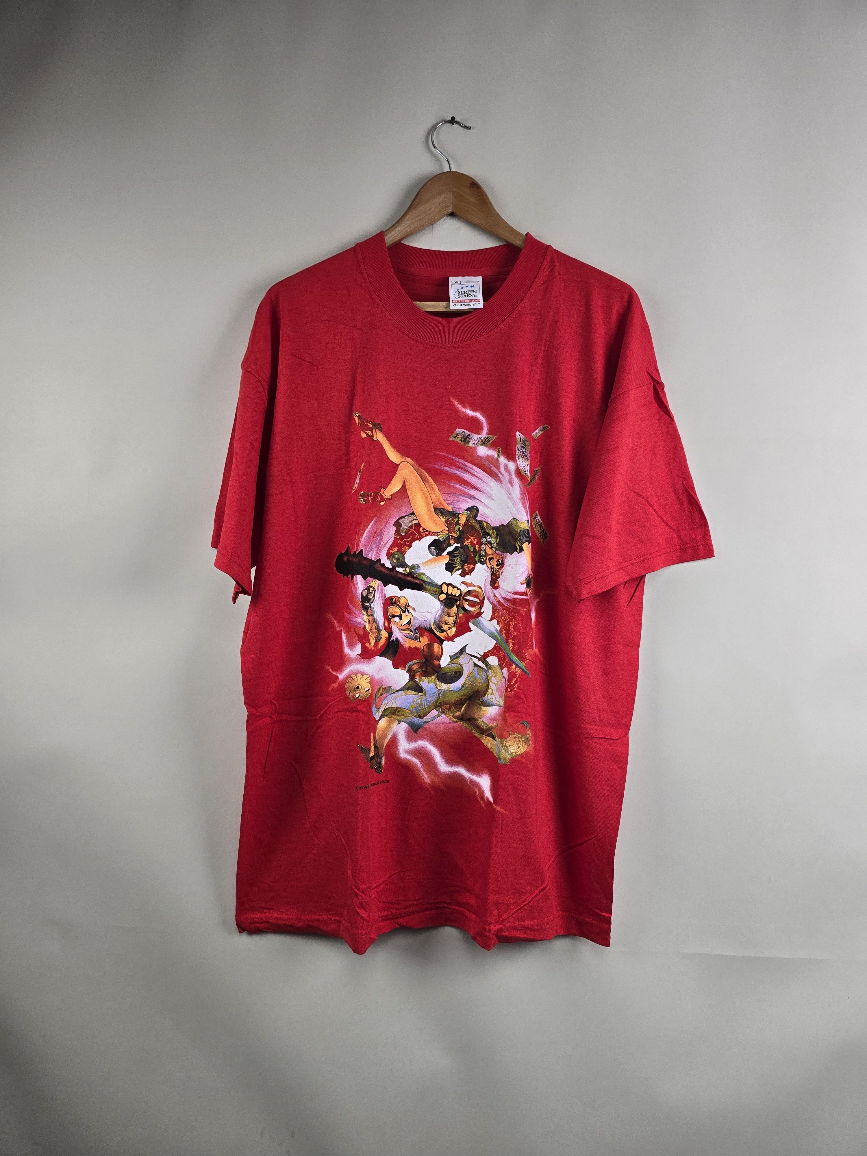 Delta × Vintage Ninja Scroll 2000 Vintage Tee Anime Delta Tag XL 
