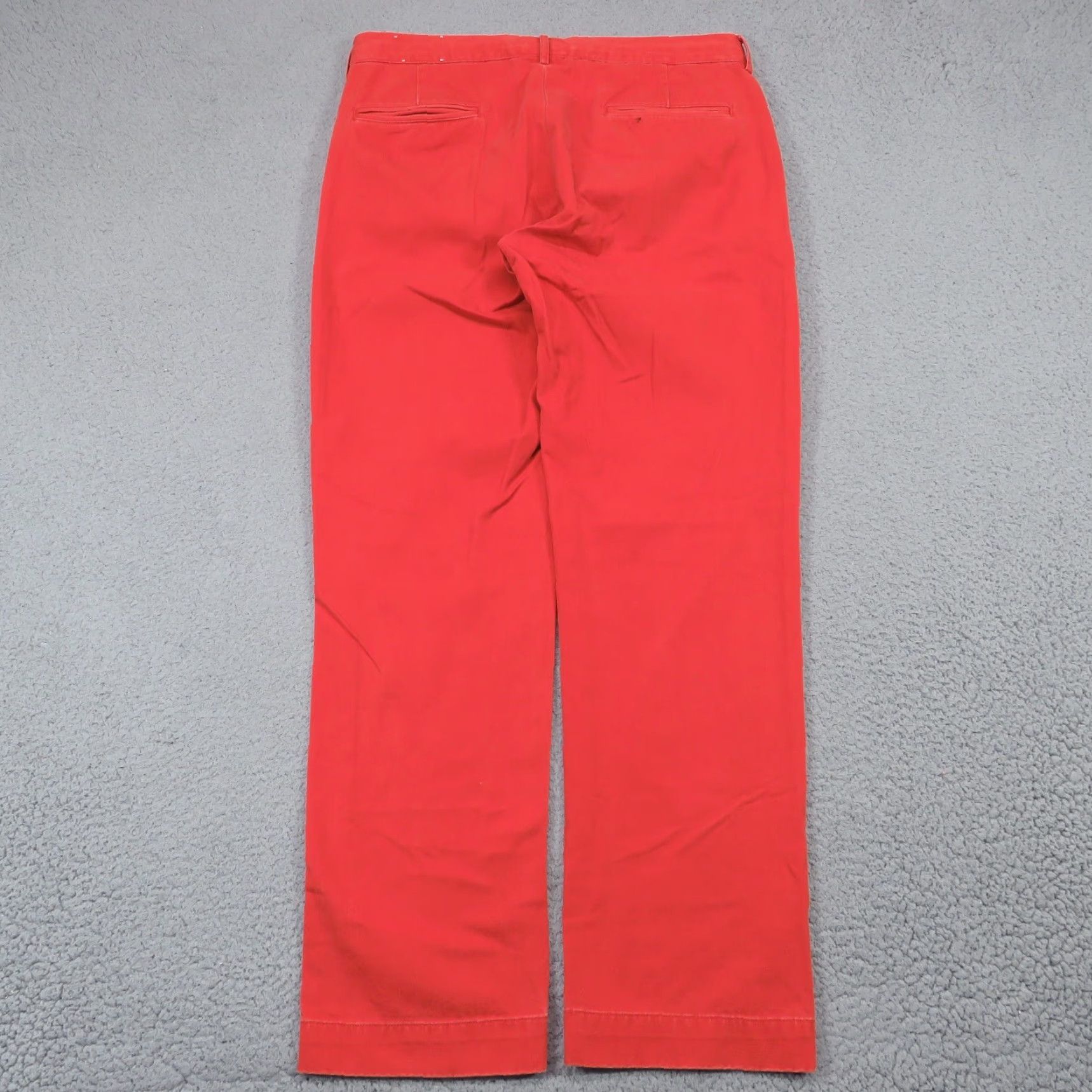Polo Ralph Lauren VINTAGE Polo Ralph Lauren Rugby Pants Mens 33x32 Twill Blaze Safety Orange Straight Prep Size US XS / EU 42 / 0 - 2 Thumbnail