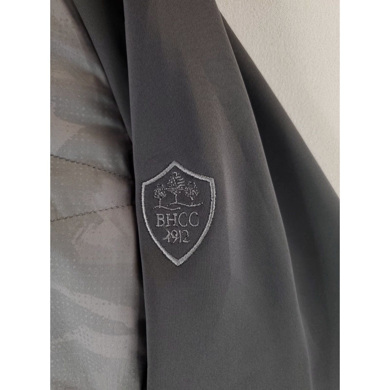 Peter Millar Peter Millar Jacket Full Zip Endeavor Elite Hybrid Gray Long Sleeve Mens L Windbreaker Gray Mens L Size US L / EU 52-54 / 3 - 2 Thumbnail