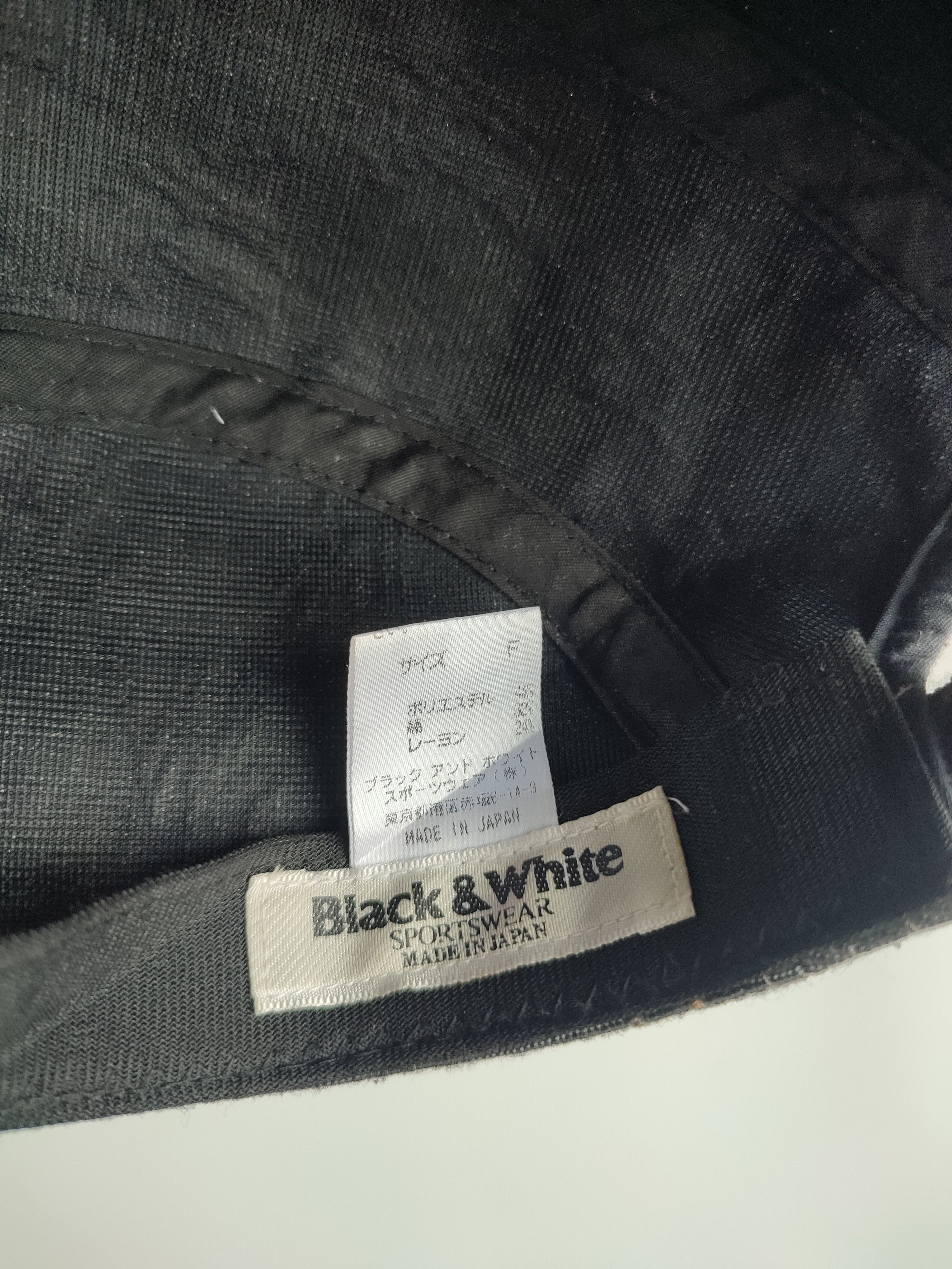 Other BLACK & WHITE FULLPRINT CAP/HAT Size ONE SIZE - 8 Thumbnail